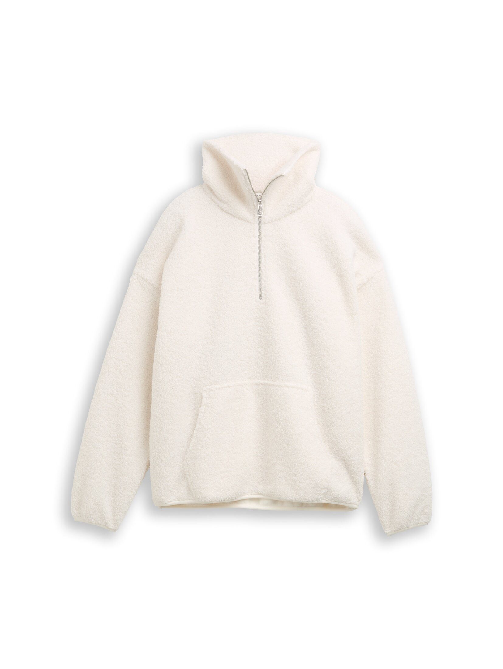 TOM TAILOR Denim Sweatshirt Strick & Sweatshirts Loose Fit Teddy Sweatshirt günstig online kaufen