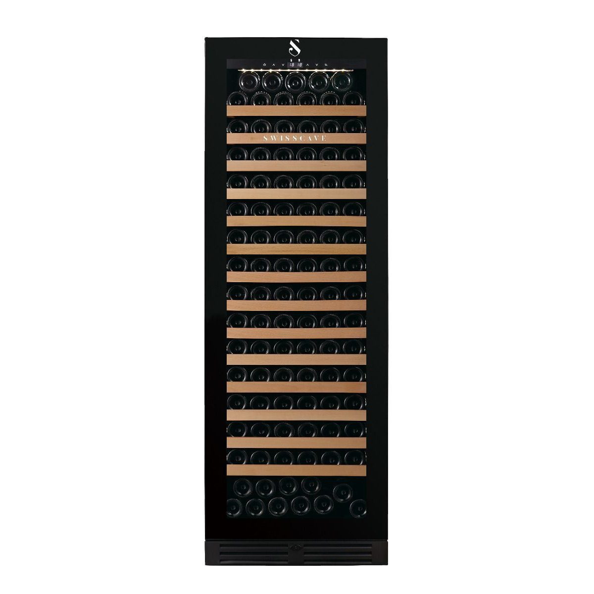 Swisscave Weinkühlschrank WLB-460F-MIX. 1-Zonen Weinkühlschrank, 168 Flaschen, 172 cm (H), für 168 Standardflaschen á 0,75l,1-Zonen Weinkühlschrank, 168 Flaschen, 172 cm (H)