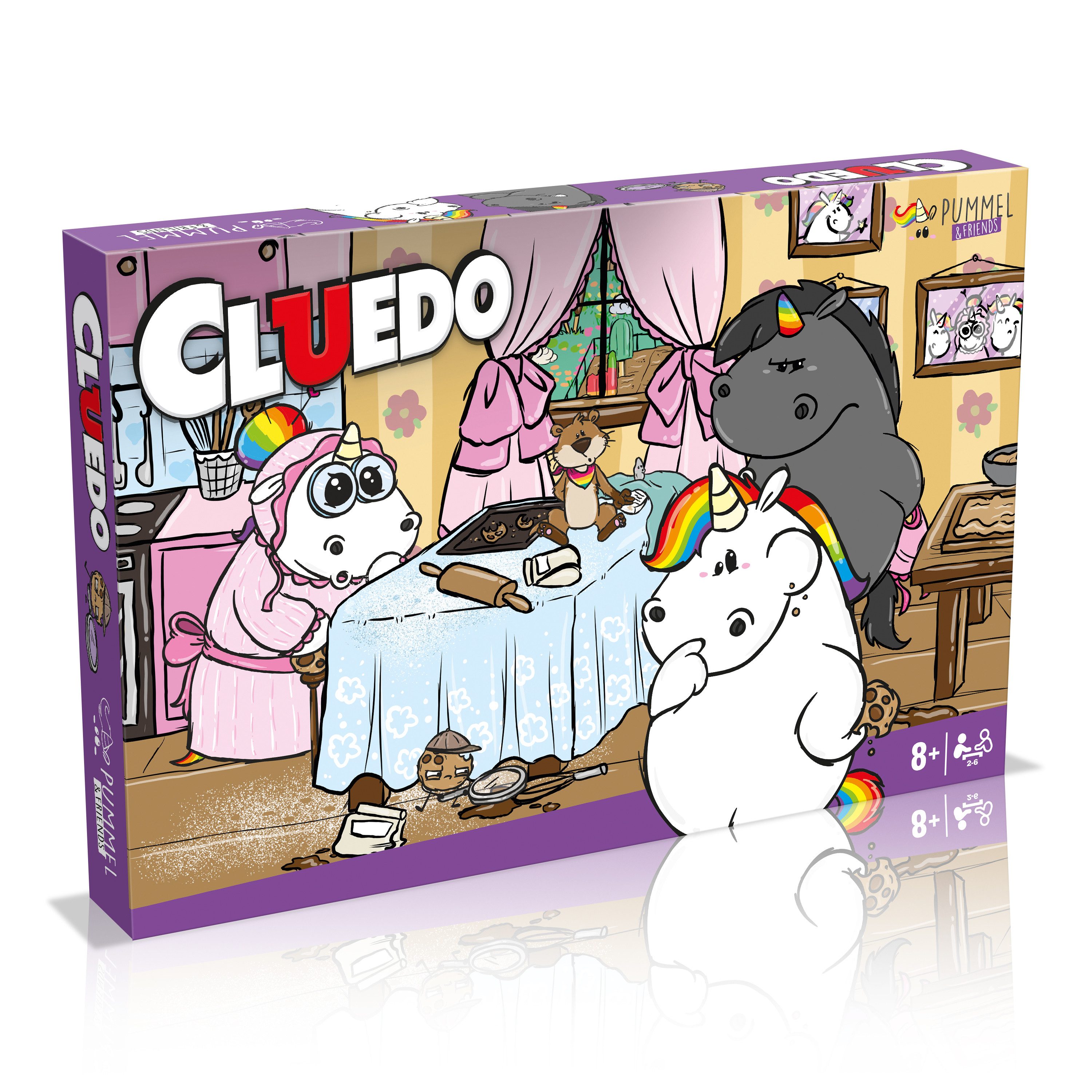 Winning Moves Spiel Cluedo Pummeleinhorn, Brettspiel