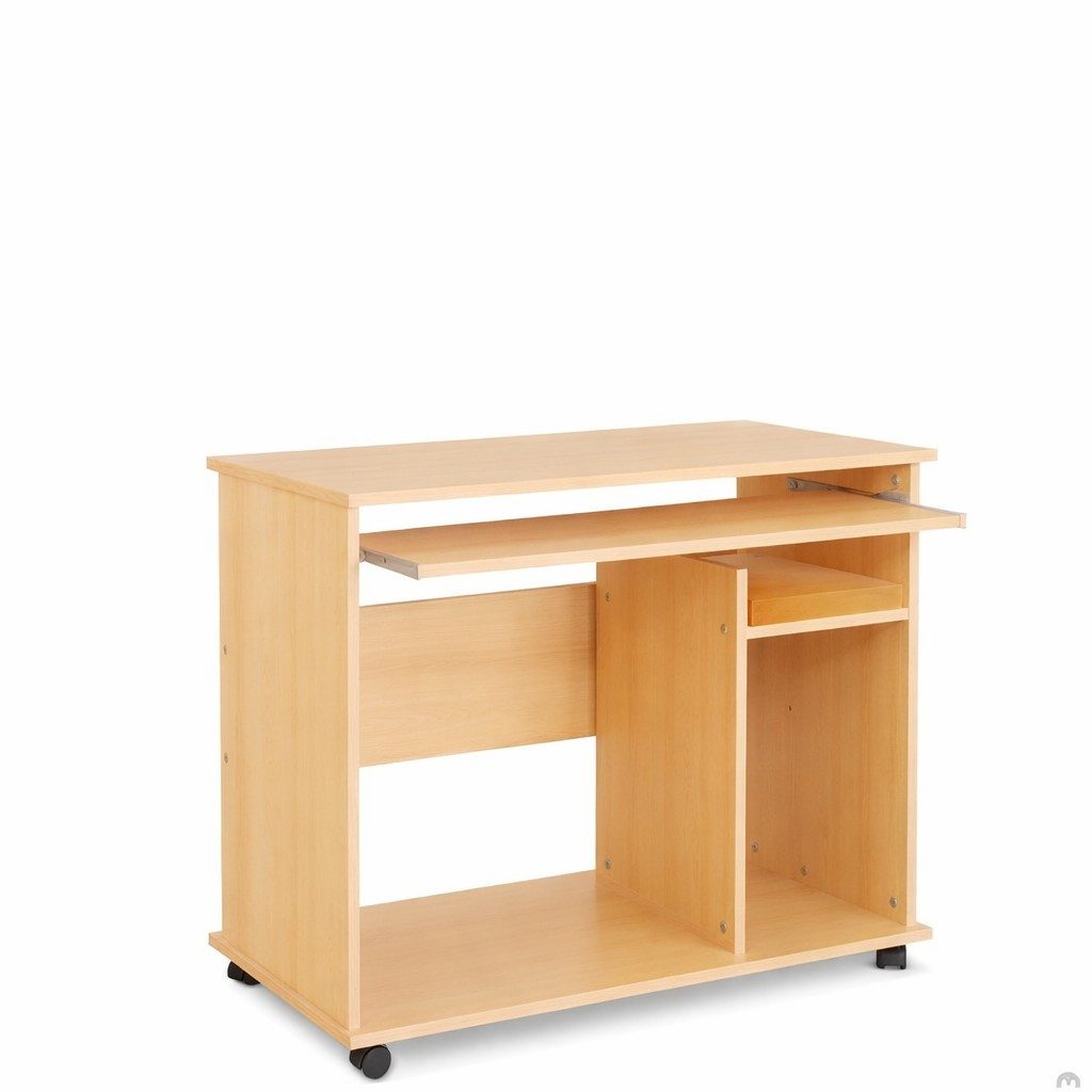 bv-vertrieb Computertisch Computertisch 90x50 cm, PC Tisch auf Rollen, Schr günstig online kaufen