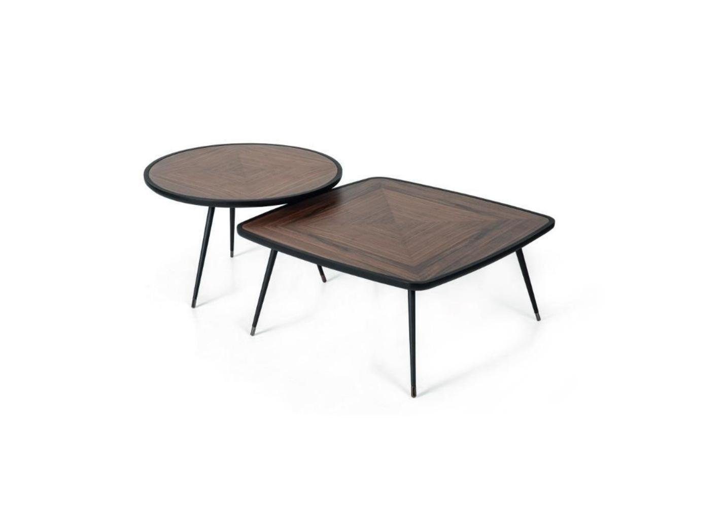 Europa Couchtisch Designer JVmoebel Set Holz 2x 2x Made in Tische (2-St., Wohnzimmer Moderne Couchtisch), Couchtisch Luxus