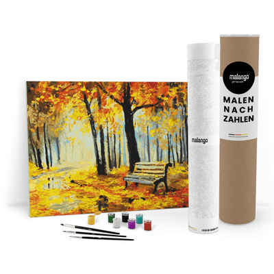 malango Malen nach Zahlen Malen nach Zahlen - Landschaft "Herbst im Park"
