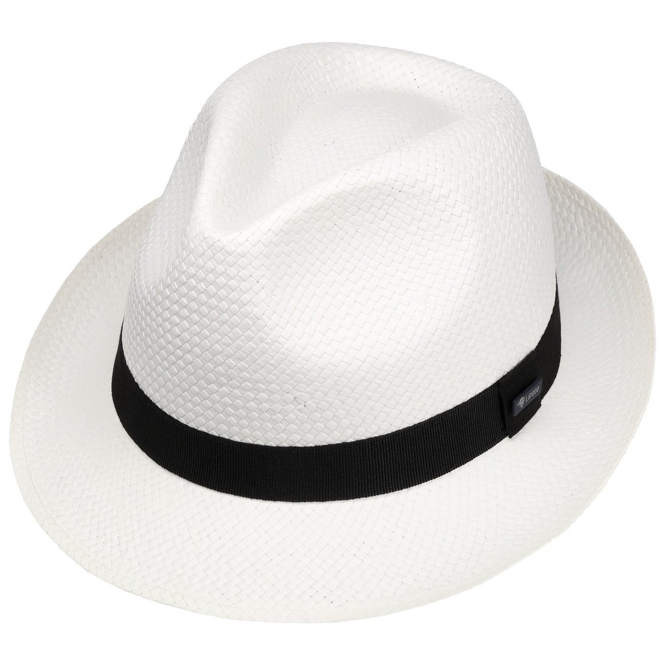Lipodo Sonnenhut (1-St) Trilbyform mit Ripsband, Made in Italy