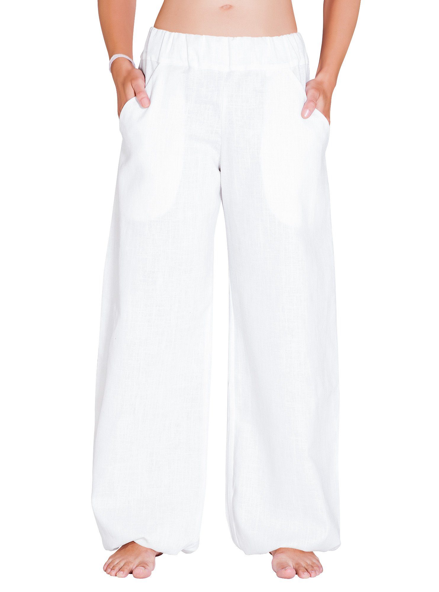 SCHAZAD Leinenhose DELIGHT Leinenhose weiss