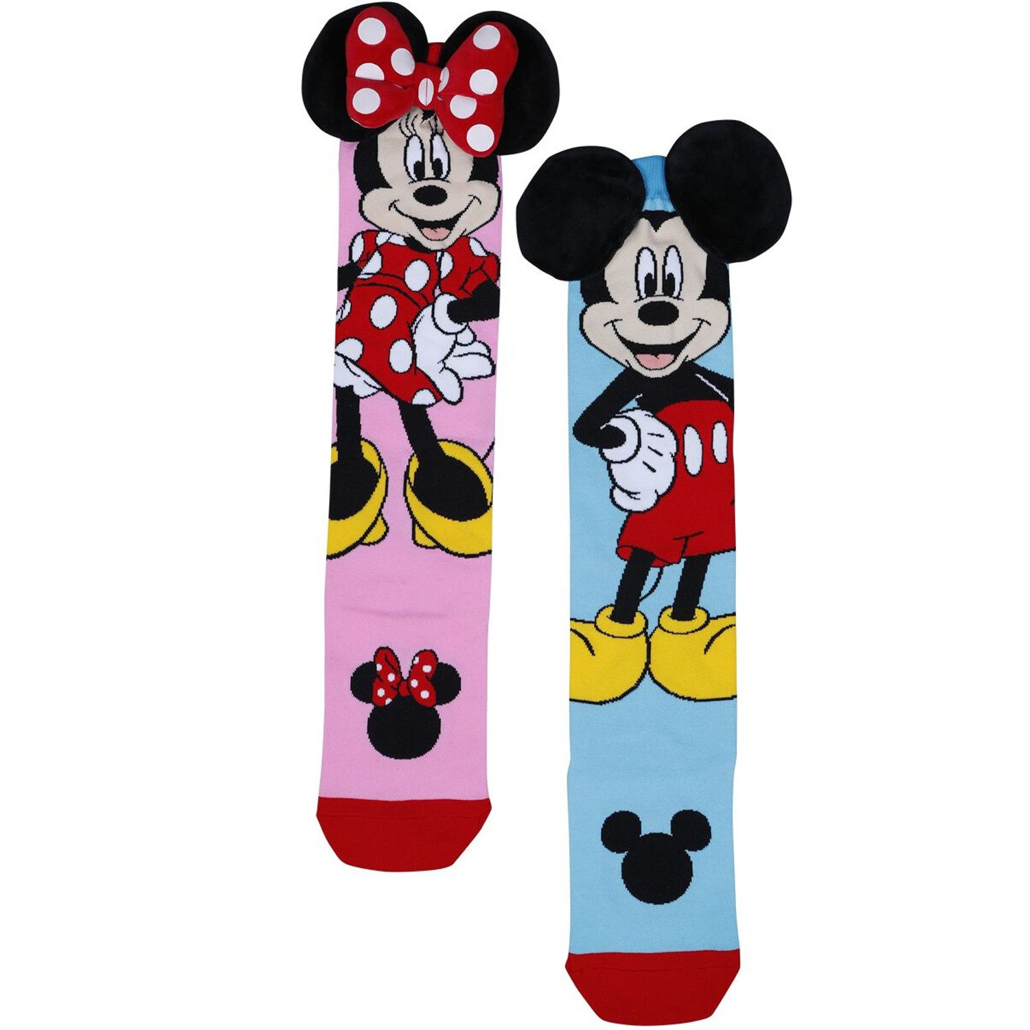 Heinrich Bauer Socken Mickey & Minnie Socken Bunt mit 3D-Ohren für Disney-Fans – Bild 3 von 5