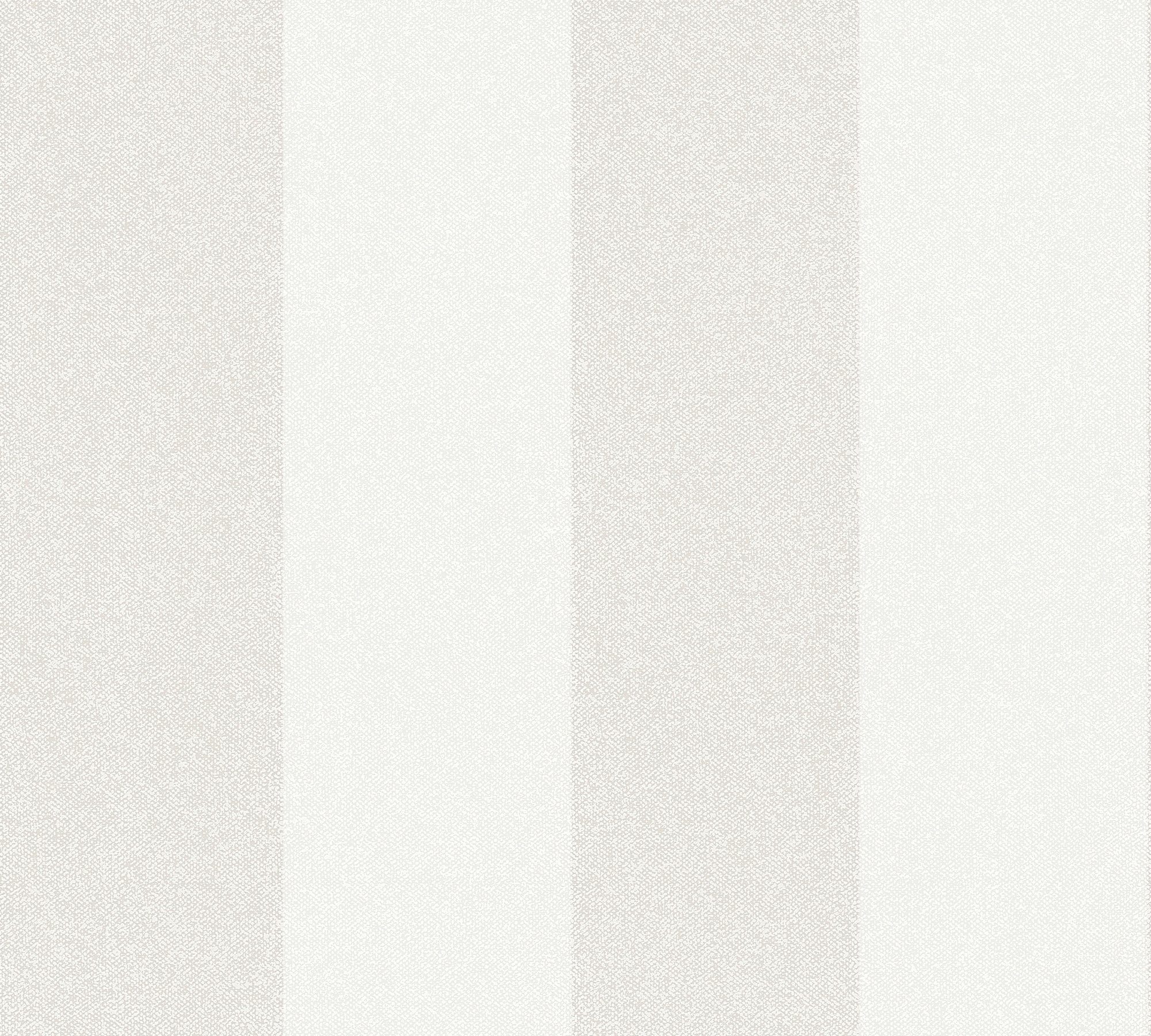 A.S. Création Vliestapete weiß/creme Streifen, Elegance, New aufgeschäumt, Streifen Tapete