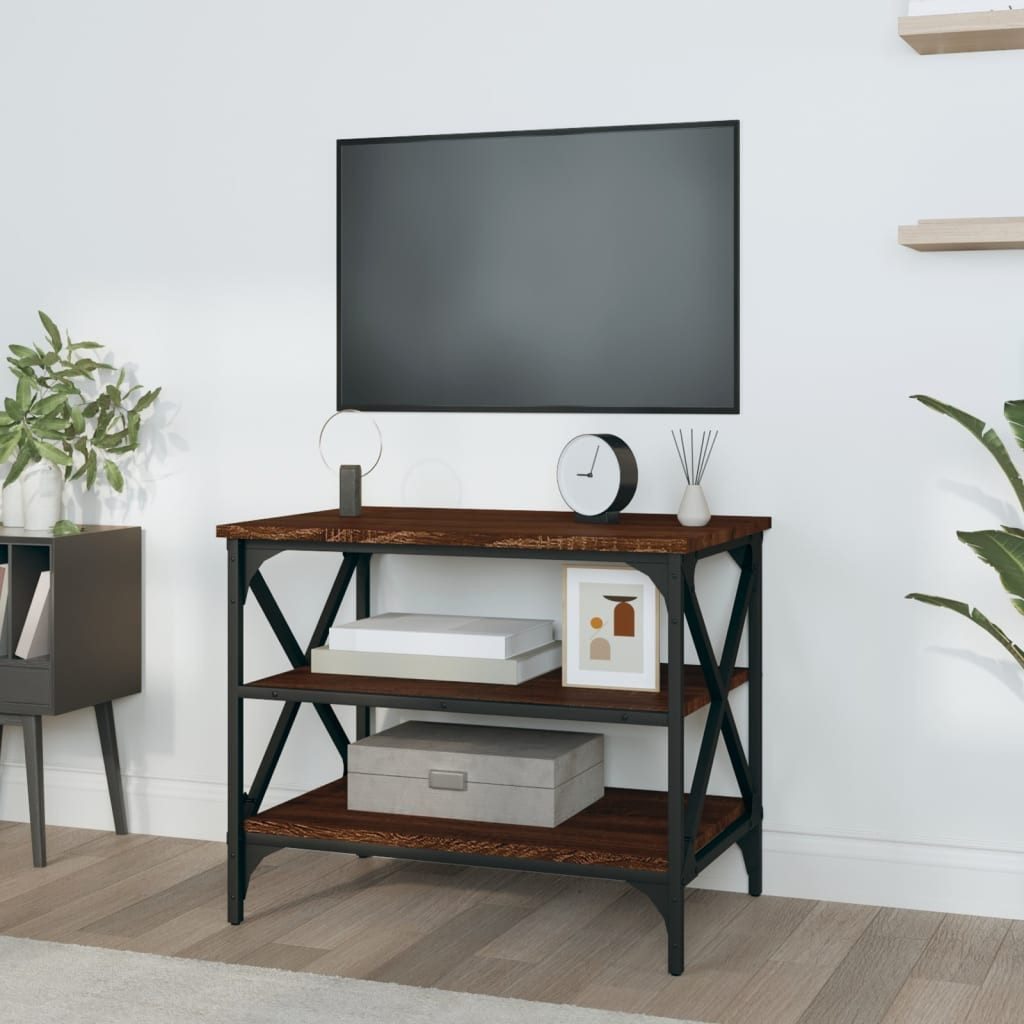 vidaXL Beistelltisch TV-Schrank Braun Eichen-Optik 60x40x50 günstig online kaufen