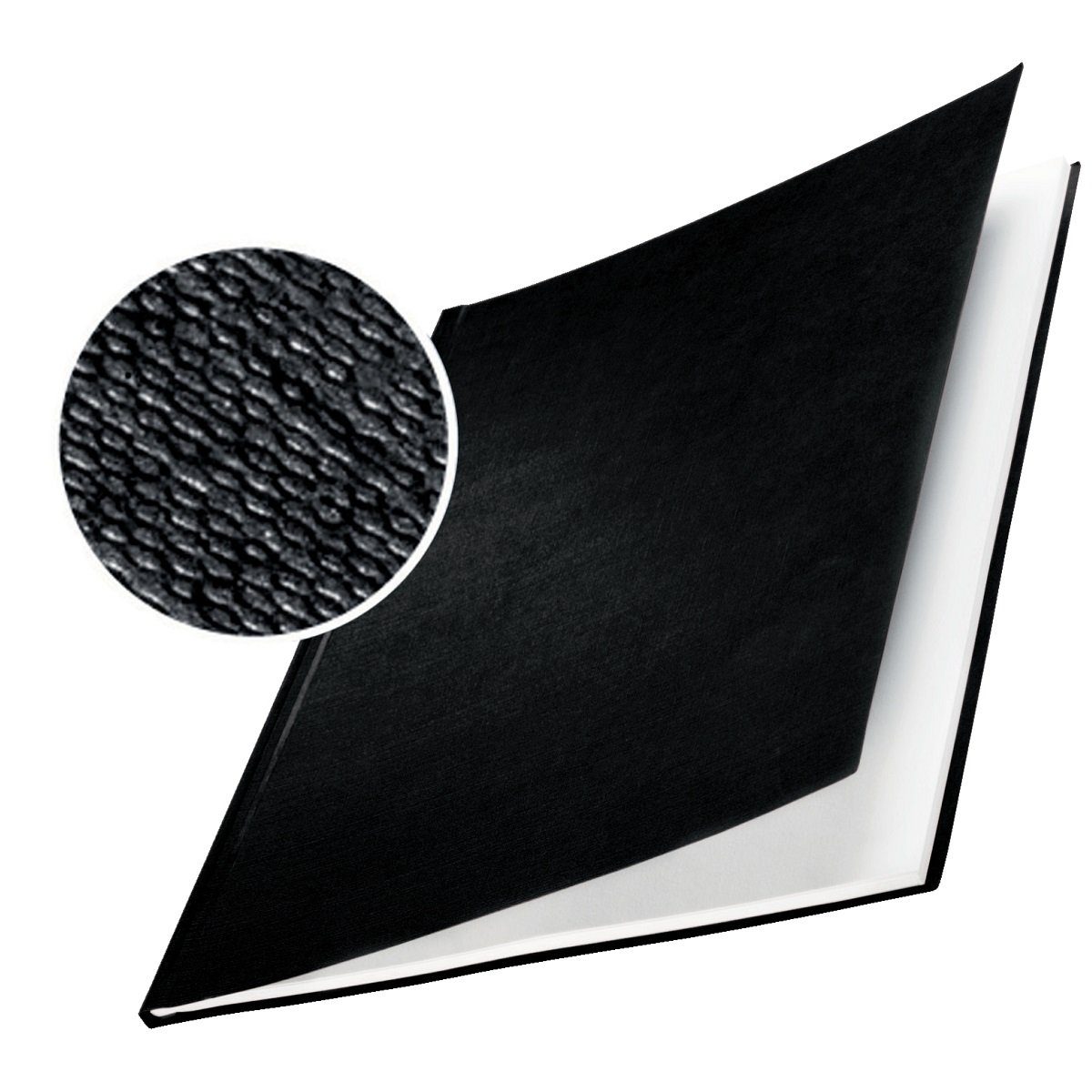 LEITZ Ringbuchmappe 10 Bindemappe - schwarz Hard Cover 7mm impressBIND A4