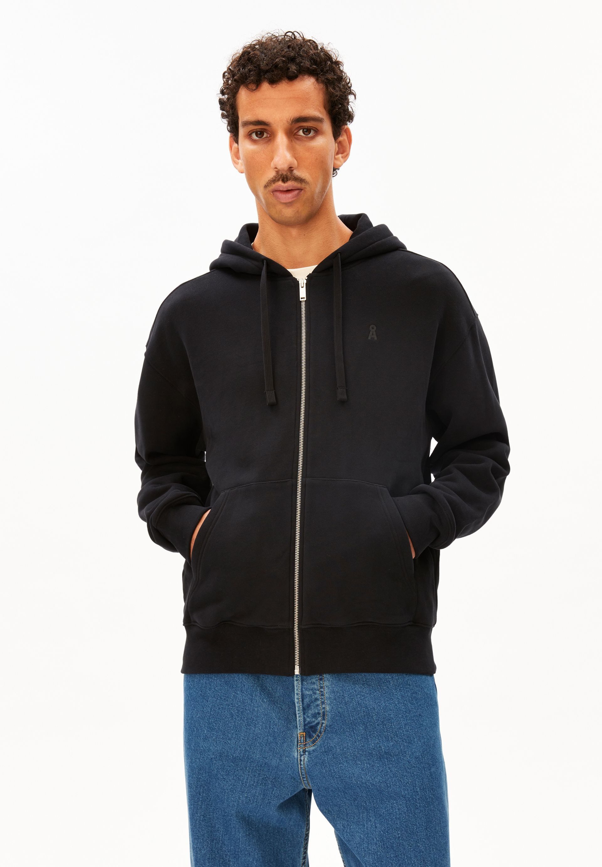 Armedangels Sweatjacke ICONIC Å SAROMIAAN Sweatjacke aus Bio-Baumwolle (1-tlg., Relaxed Fit)