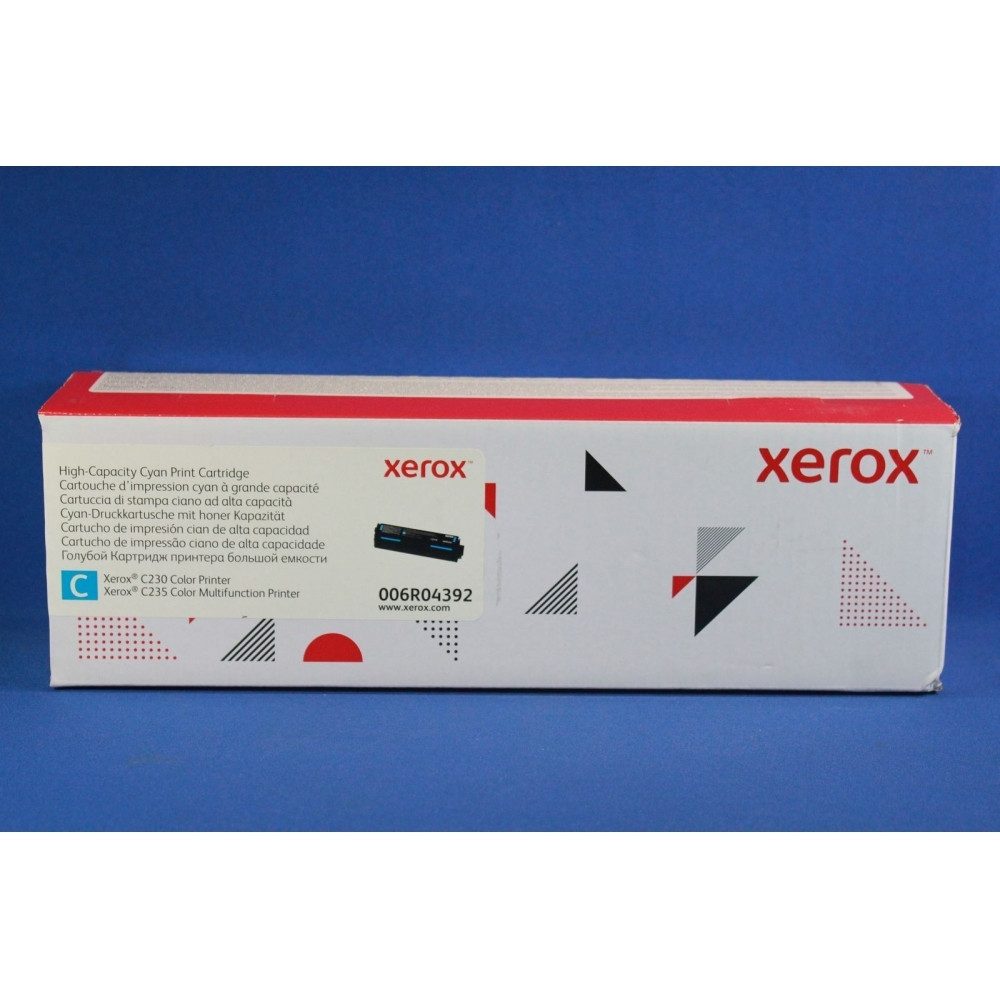 Xerox Tonerpatrone Xerox 006R04392 Toner Cyan für Drucker, (Original, Original Xerox Toner für ca. 2.500 Seiten), Original Xerox Toner für hohe Druckqualität