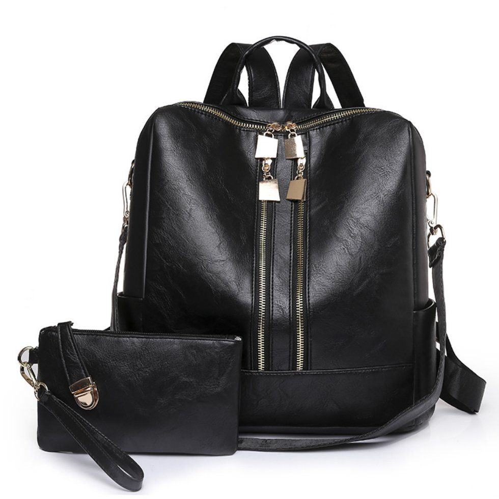 schwarz Damen 32x32x14 Reiserucksack Teenager Schulrucksack Vintage, rucksack Laptop cm für Schule Handtasche, Herren Rucksack), Reisen mit Tasche, 20x11 (Kunstleder Rucksack rucksäcke cm Notebook WISHDOR Freizeit Arbeit Business Laptoprucksack Schultertasche, Jungen