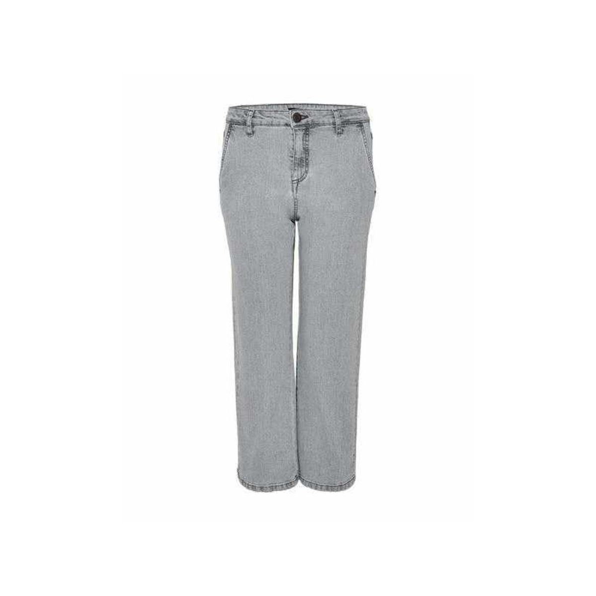 OPUS grau Regular-fit-Jeans (1-tlg) weit