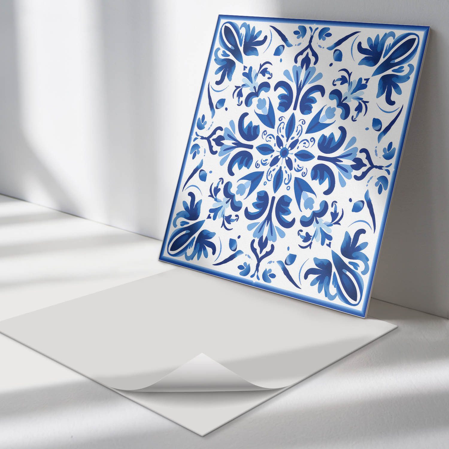 Tulup Spritzschutz Küchenrückwand Blumenmuster in Symmetrie günstig online kaufen