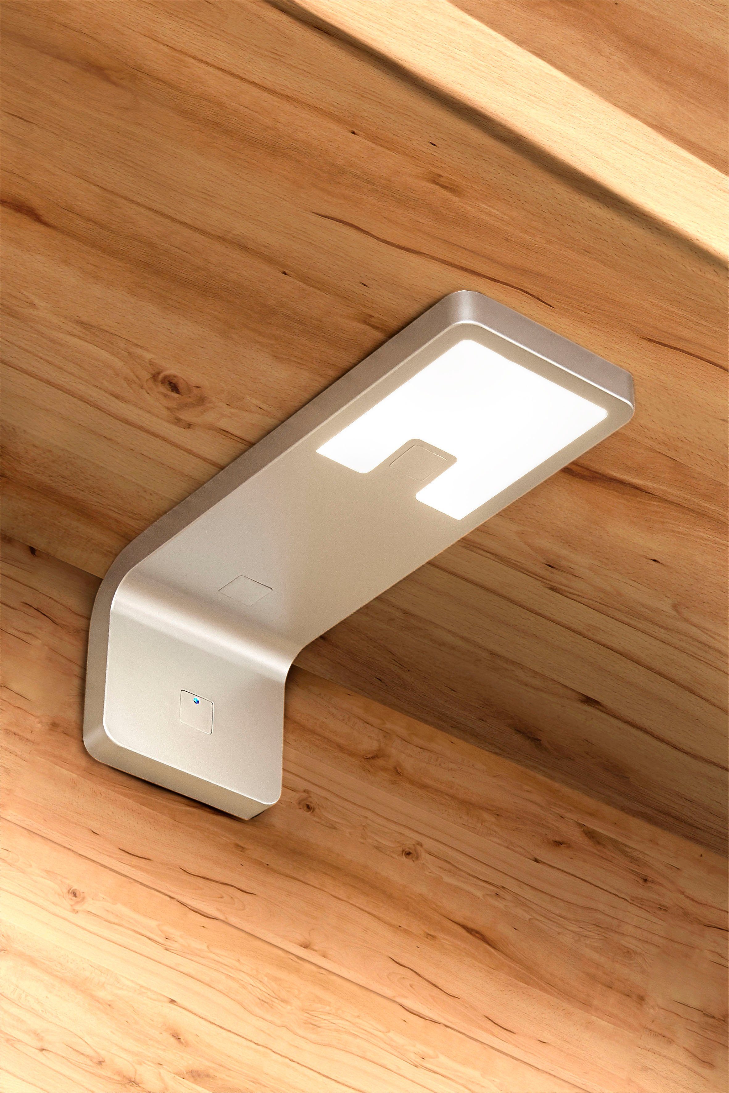 Regal Schrankbett mit LED-Beleuchtung Ancona und astkernbuchefarben priess | astkernbuchefarben