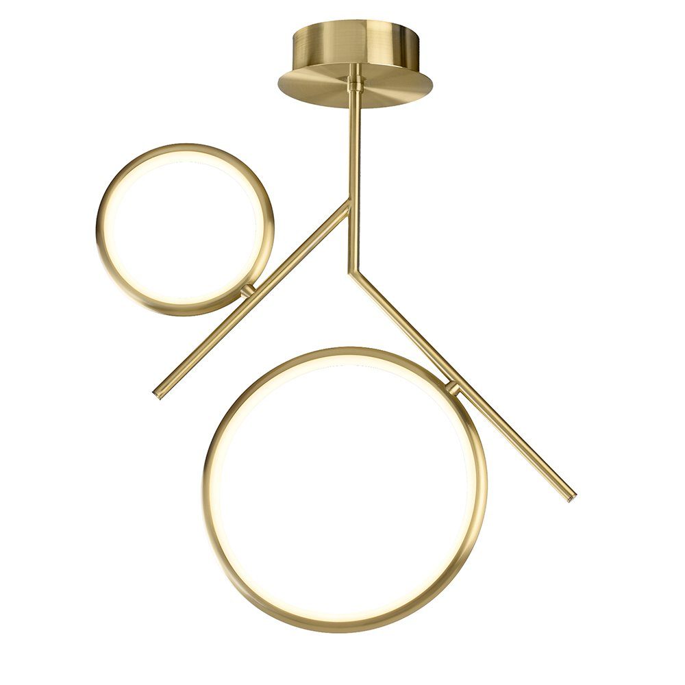 Ringe 30W Olimpia Mantra LED-Deckenleuchte Deckenleuchte 2 Gold-satiniert