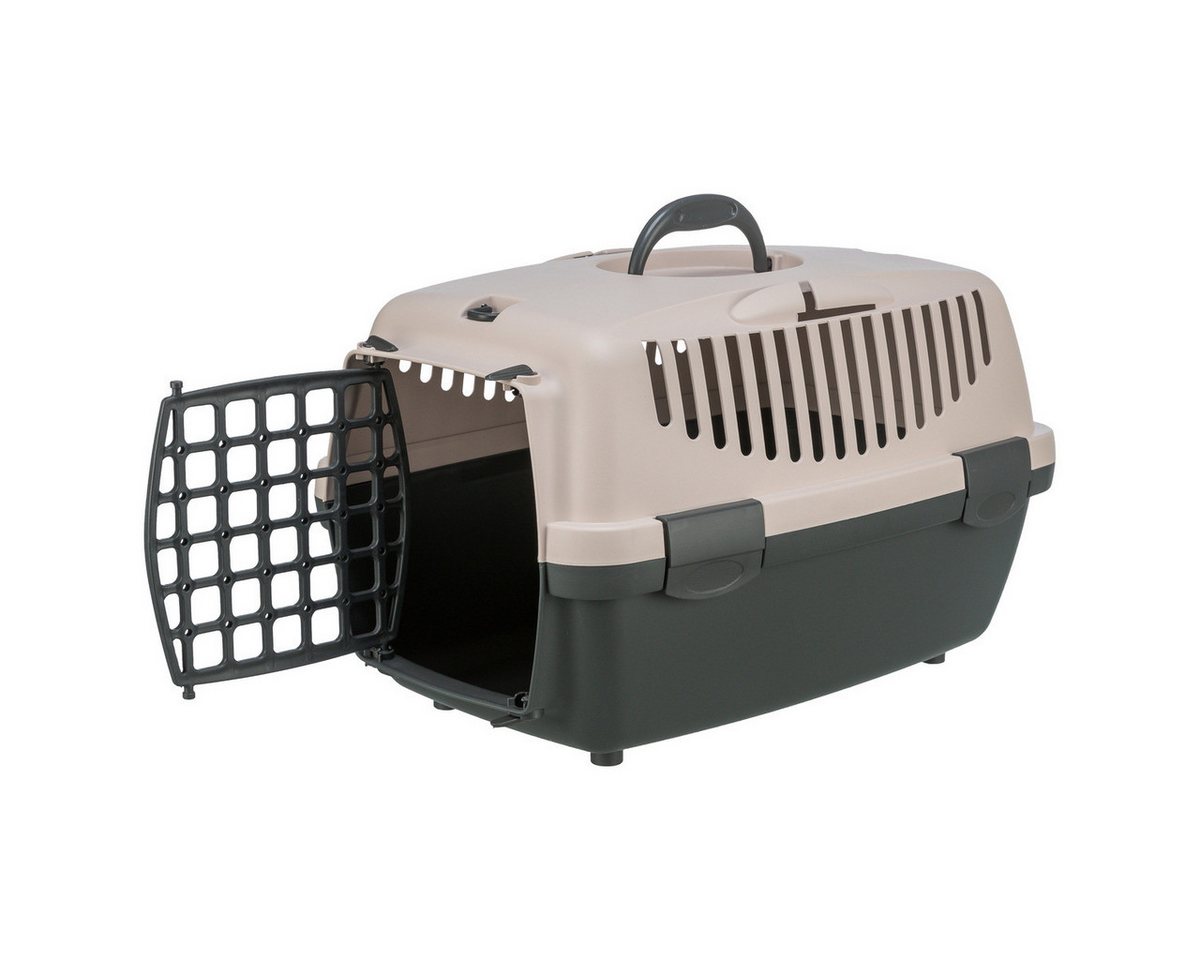 Thumbnail - TRIXIE Tiertransportbox Transportbox Capri dunkelgrau/blush für Katzen