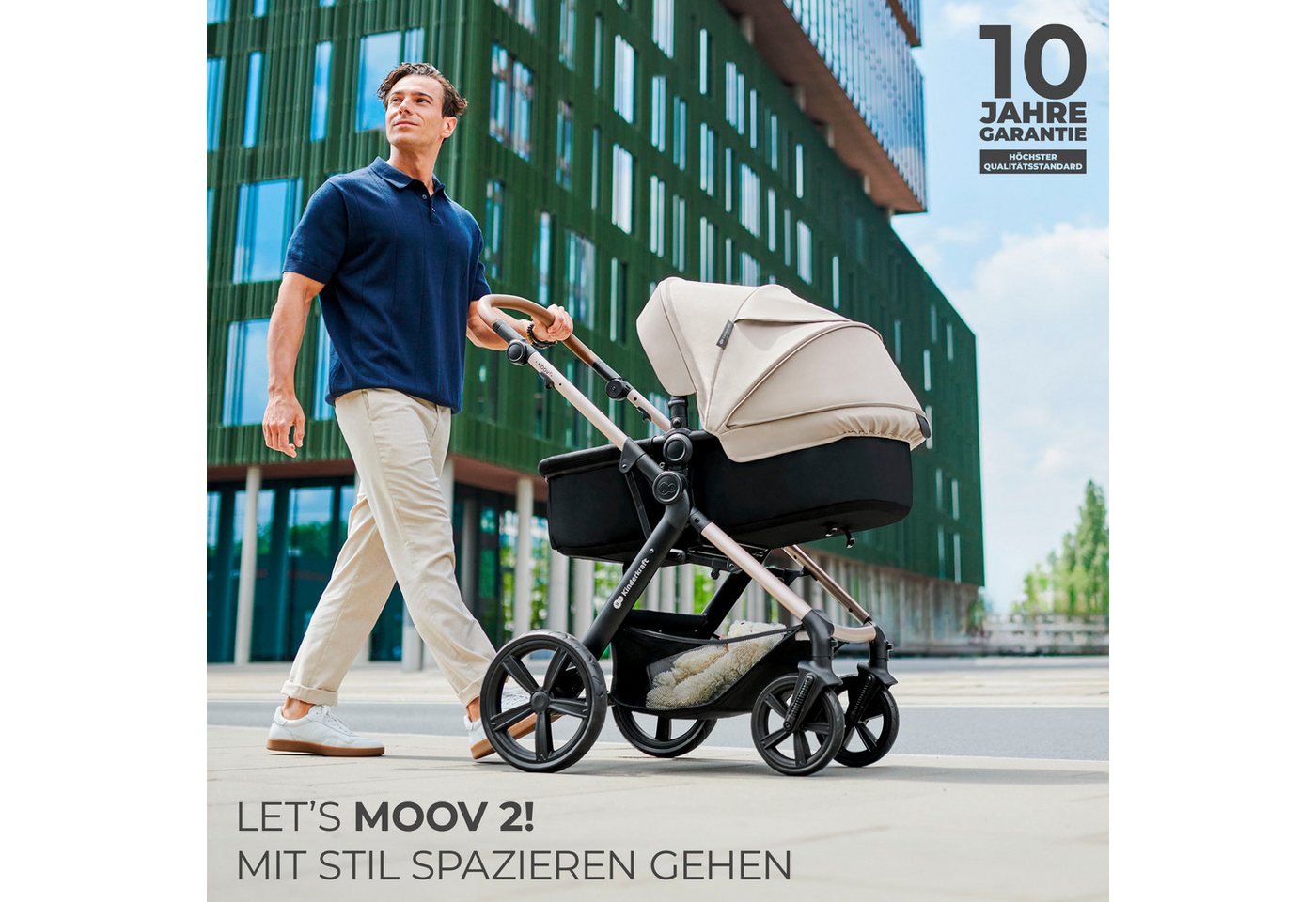 Thumbnail - Kinderkraft Kombi-Kinderwagen MOOV 2 Air 3IN1, (Set), mit Luftreifen