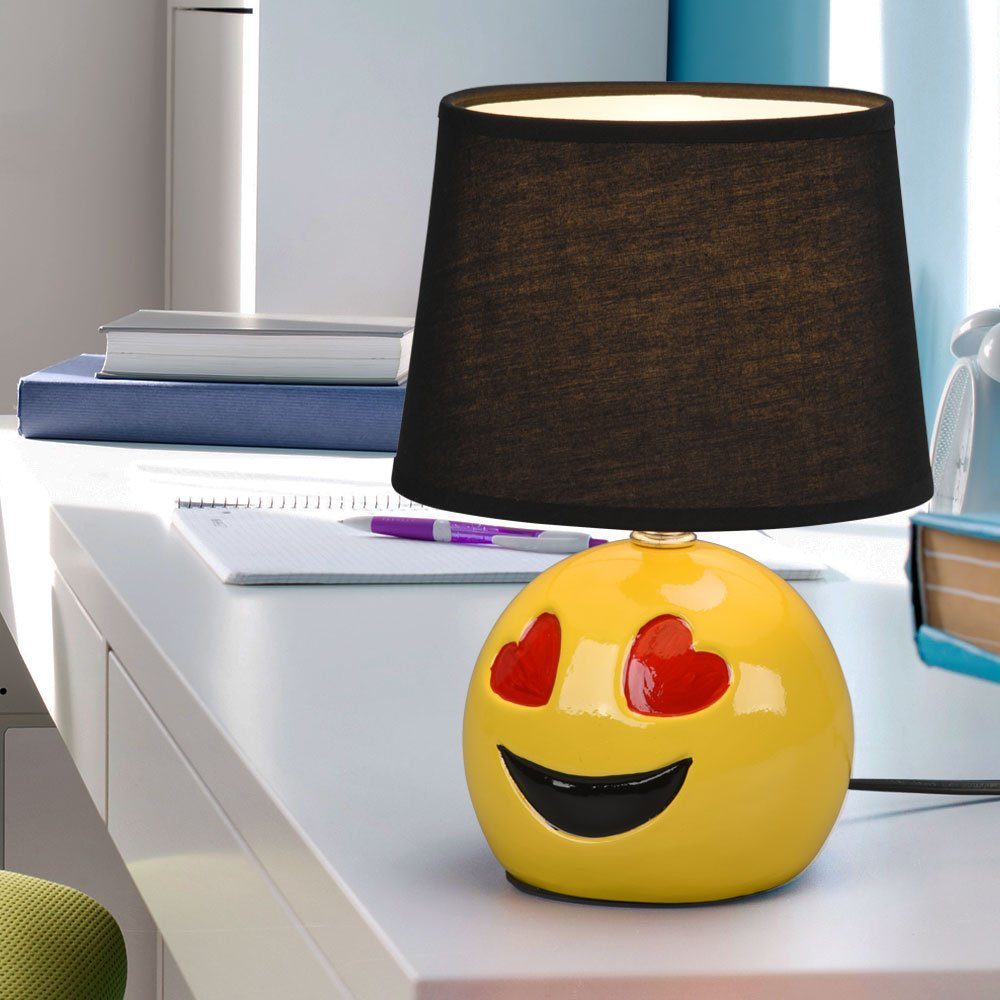Tischlampe Schlafzimmer Leuchtmittel Nachttischlampe für nicht inklusive, Tischleuchte, etc-shop Keramik