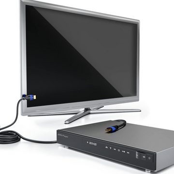deleyCON 15m HDMI Kabel 2.0 / 1.4 Ethernet 4K 3D FULL HD LED LCD TV Beamer HDMI-Kabel