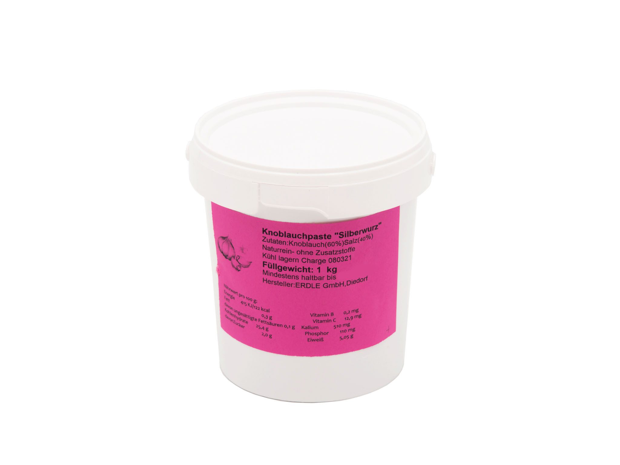 mävo Gewürzpaste Knoblauchpaste 1kg Eimer