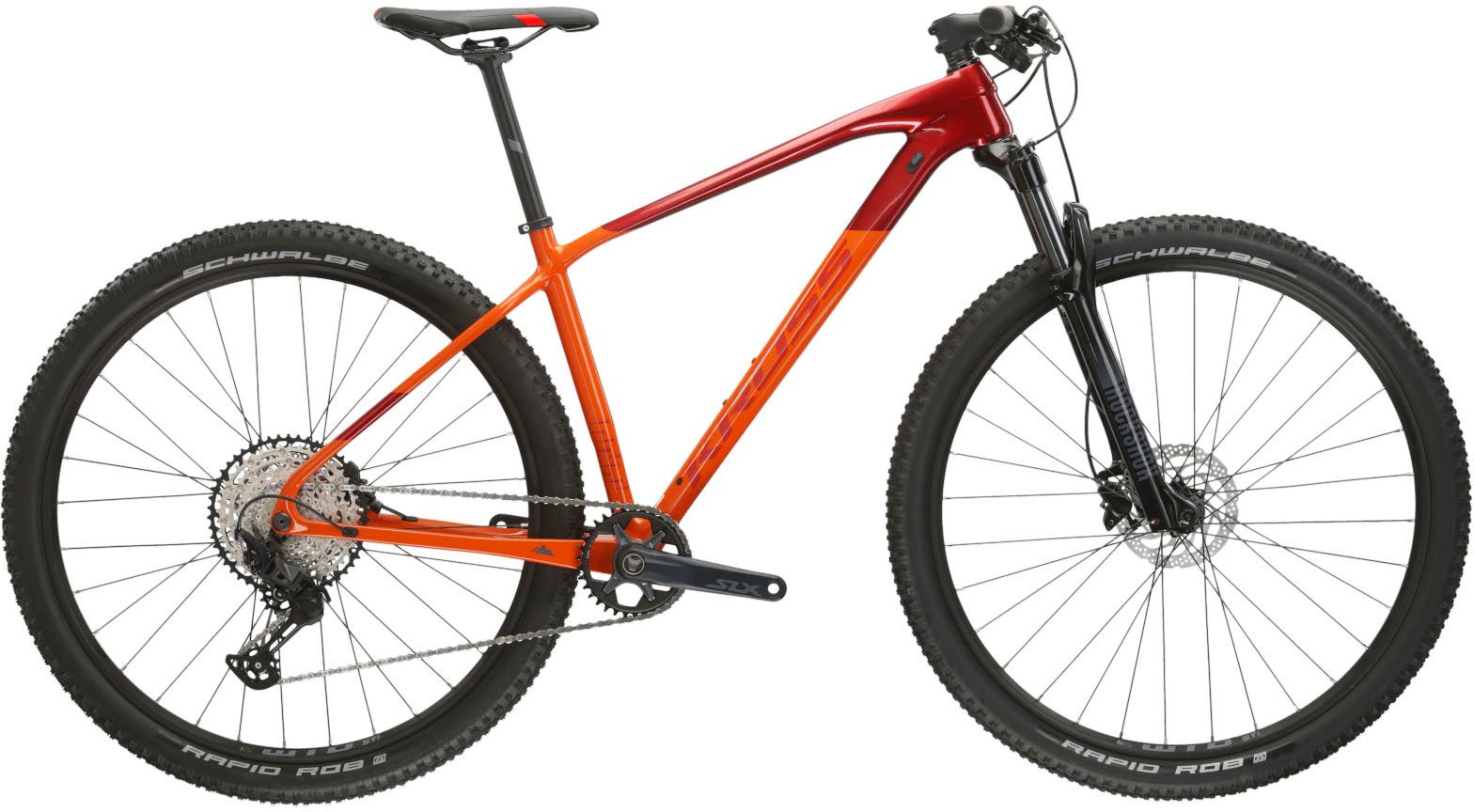Kross Mountainbike Hardtail Level 10.0, 12 Gang Shimano DEORE SLX M7100 Schaltwerk, Kettenschaltung, mit Carbon-Rahmen und -Gabel