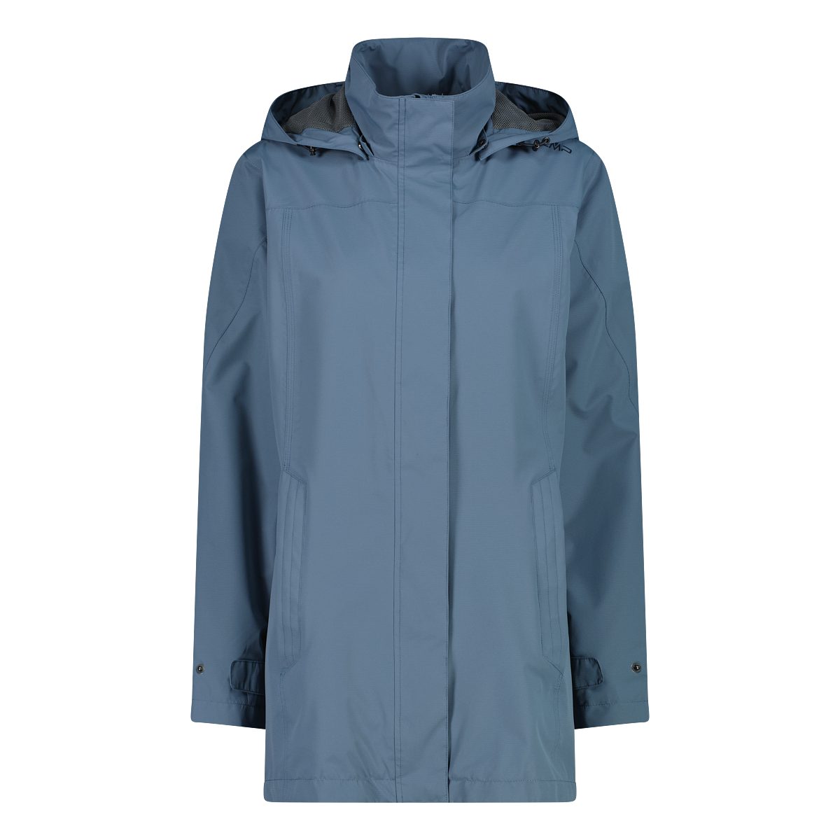 CMP Trekkingjacke Damen Jacke lang grau/blau