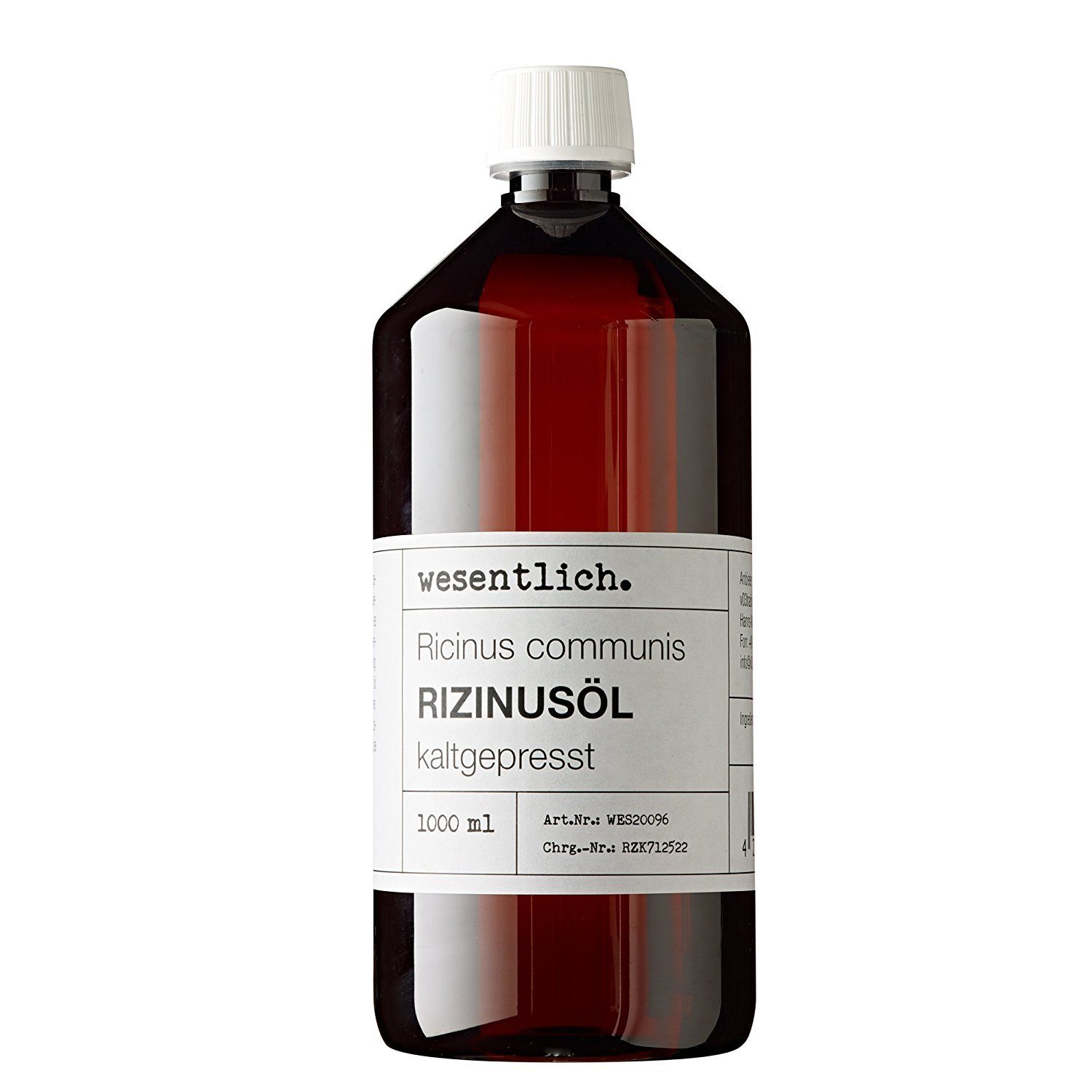 WESENTLICH. Körperöl Rizinusöl kaltgepresst (1000ml) von wesentlich. mehr
