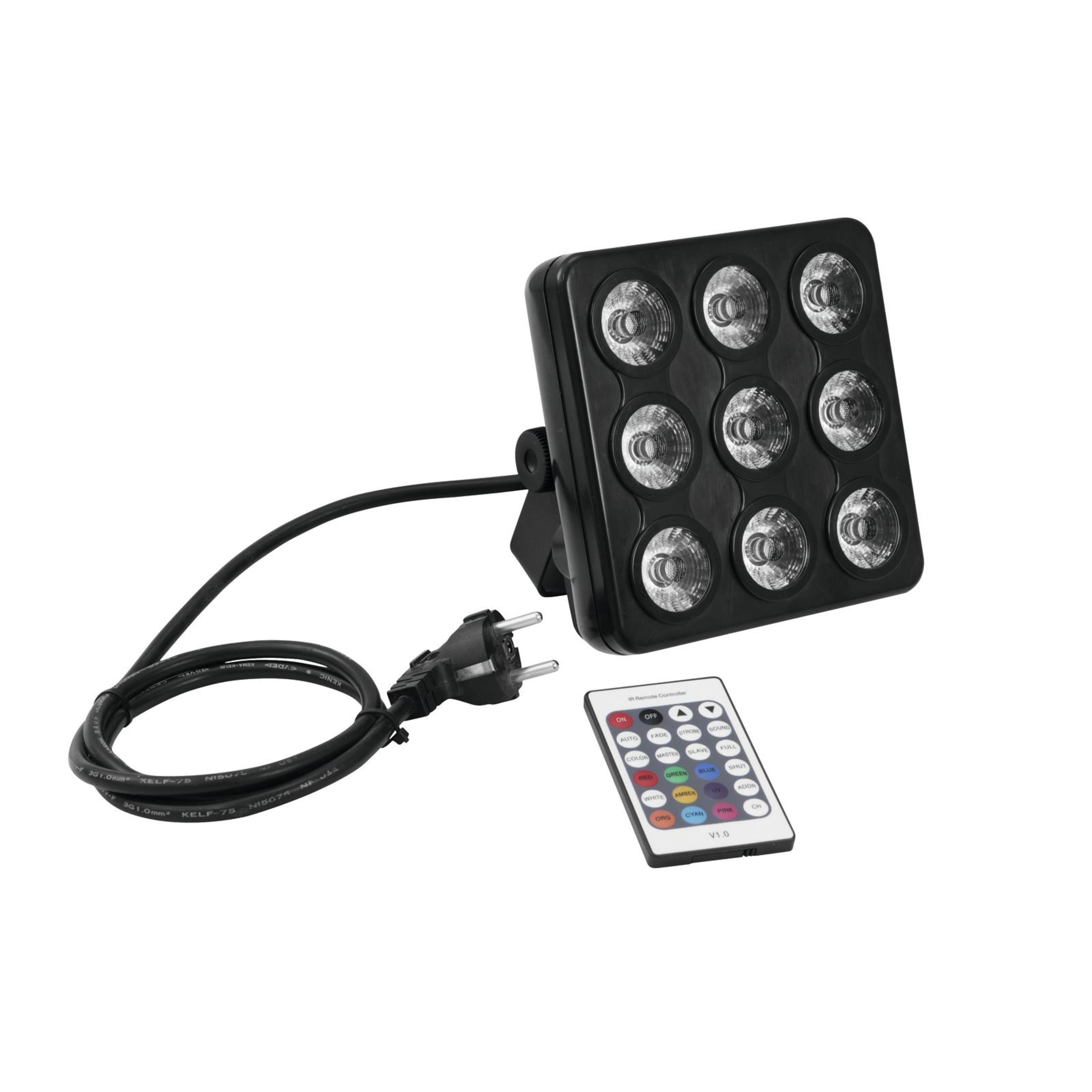 EUROLITE LED Scheinwerfer, LED Party Panel RGB+UV - LED Fluter