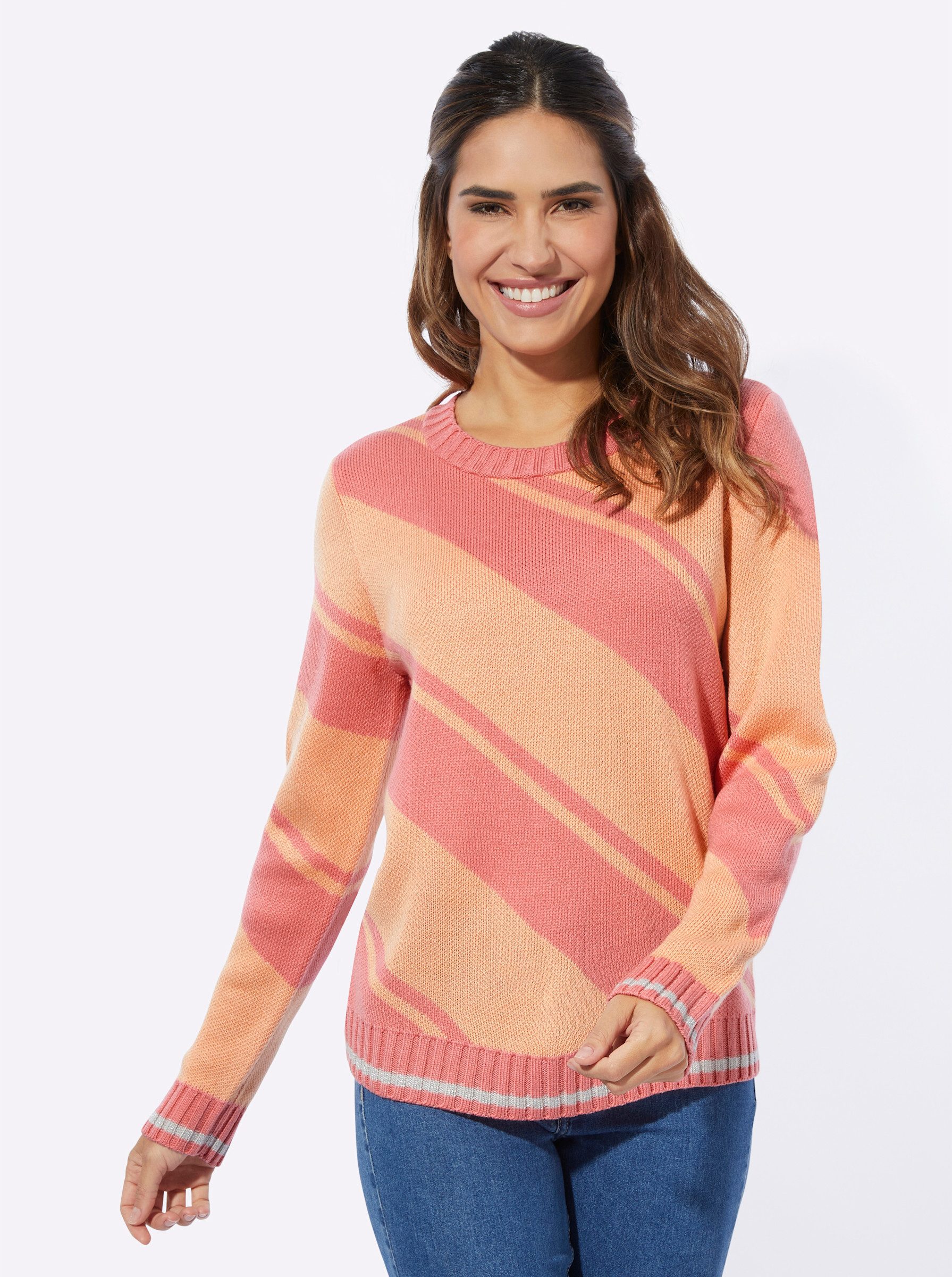 Strickpullover Langarm-Pullover