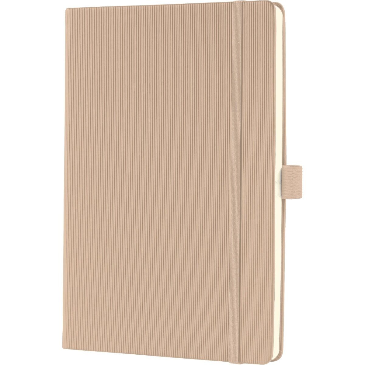 Sigel Notizbuch Notizbuch Conceptum A5 97 Blatt Hardcover kariert 80g beige