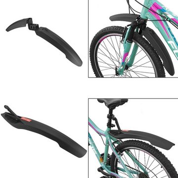 MidGard Schutzblech Fahrrad Kotflügel E-Bike MTB für vorne und hinten für 24-28 Zoll