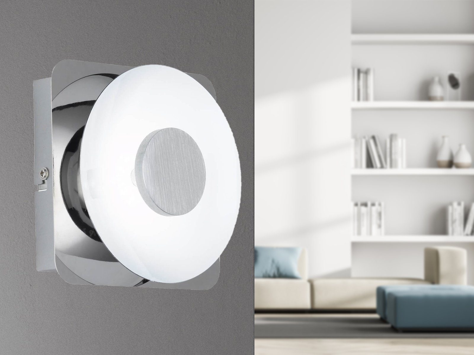 WOFI LED Wandleuchte, LED fest integriert, günstig online kaufen