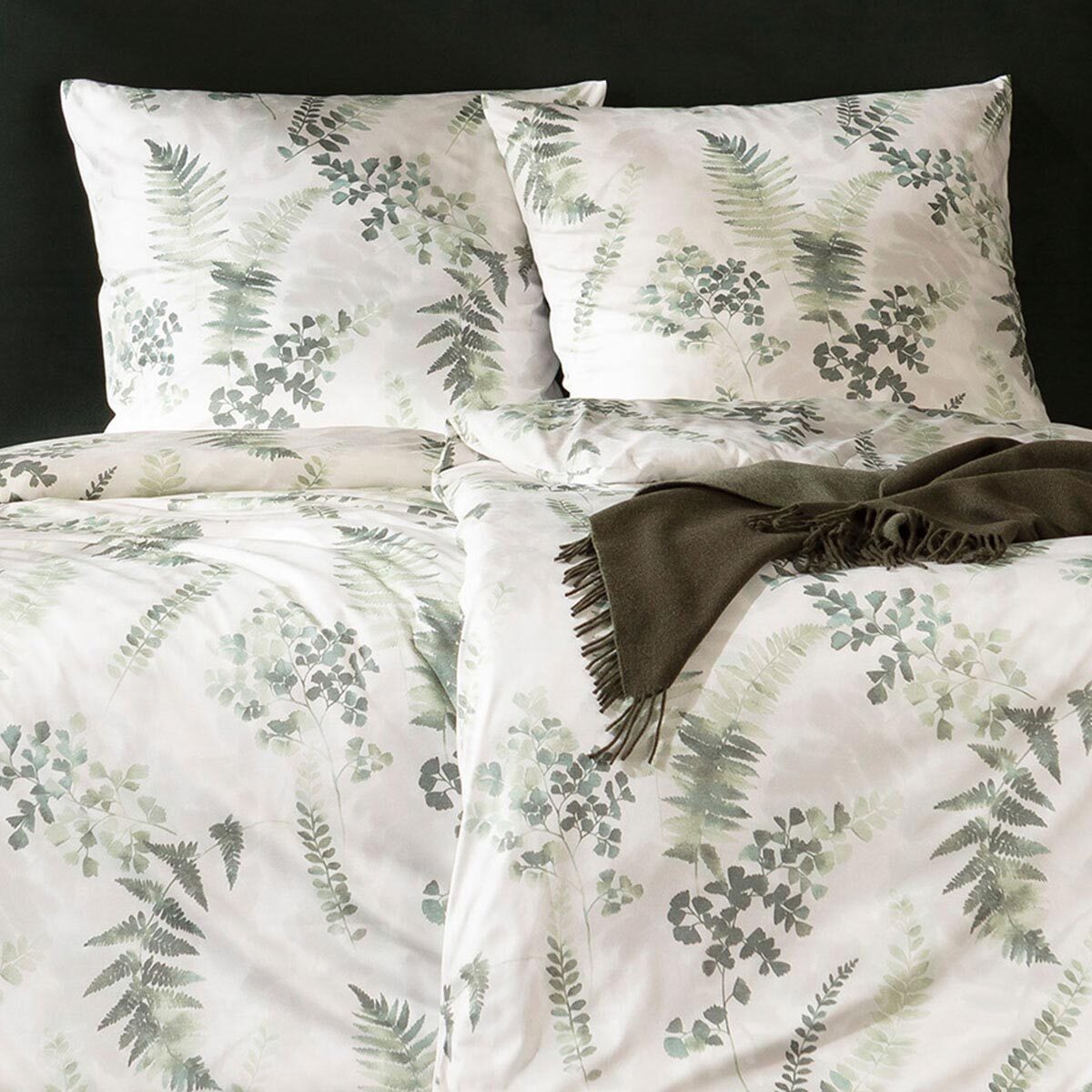 Estella Bettwäsche Nadja grün, Jersey, 1 teilig