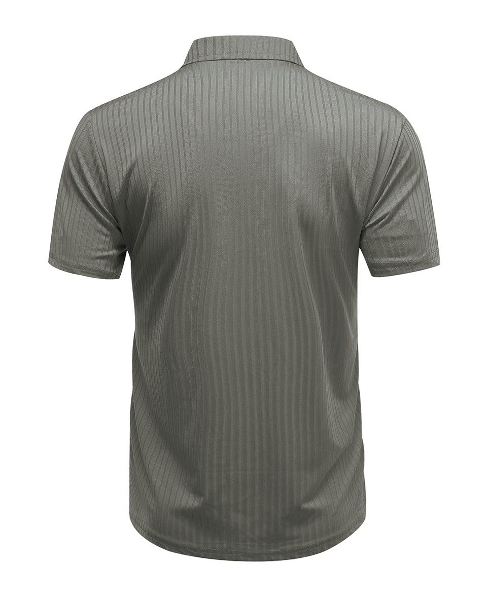 Allthemen Poloshirt Herren kurzarm T-Shirt mit Streifen Polohemd Slim Fit S günstig online kaufen