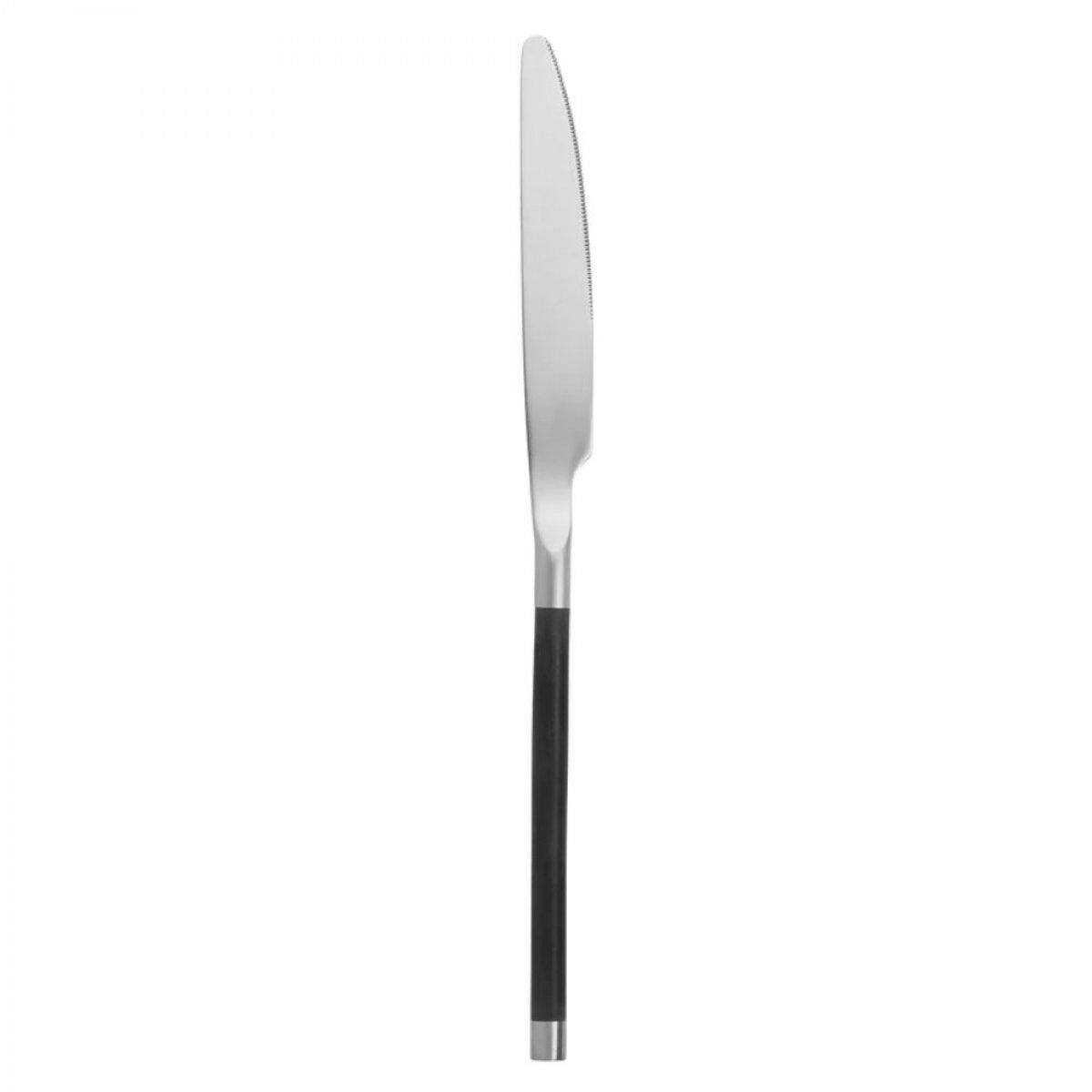 ASA SELECTION Tafelmesser Asa Messer Vogue Schwarzer Griff (25 cm)