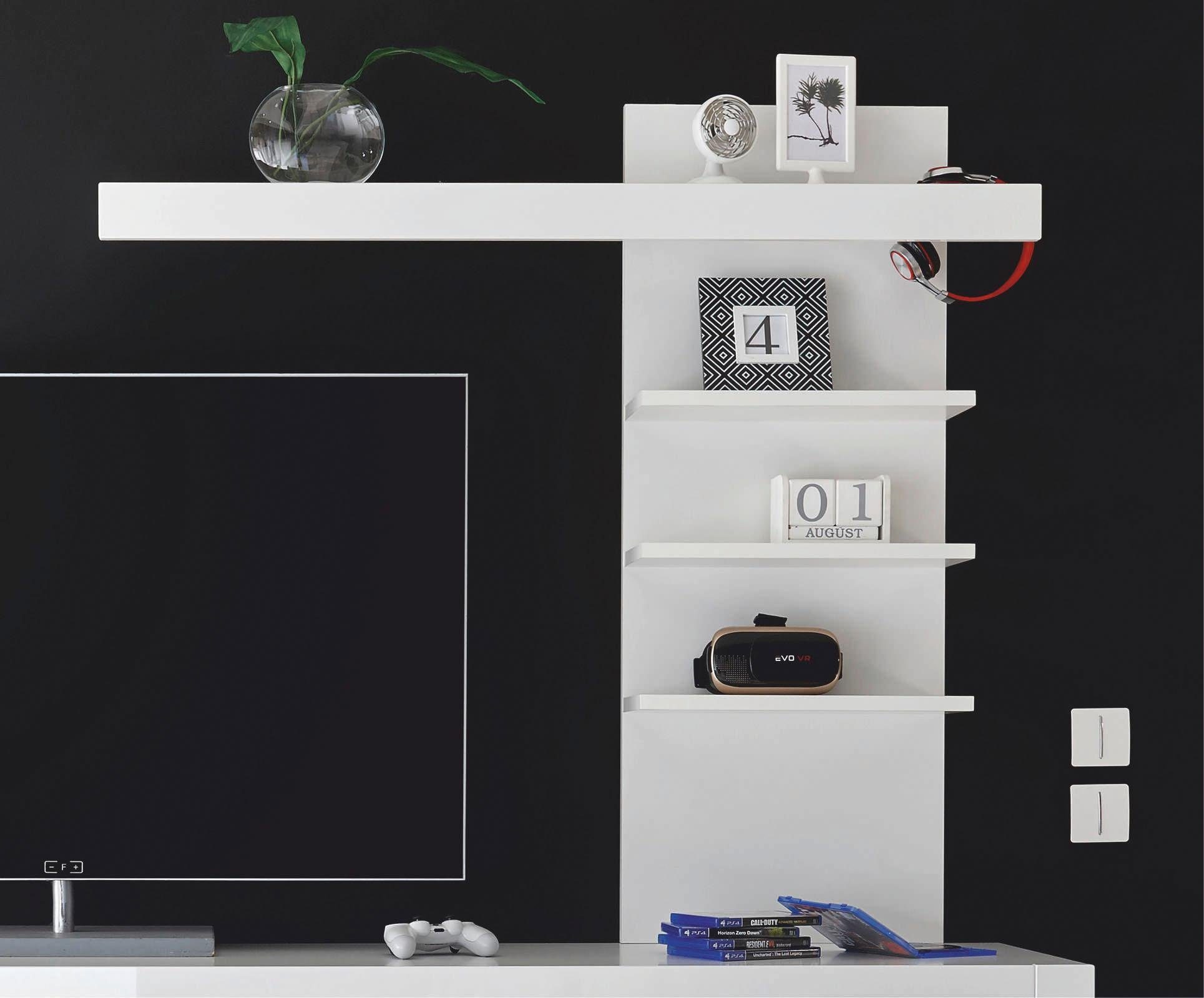 INOSIGN Aufsatzregal Carat, modernes Regal, Wandhalter mit Ablagefächern, 1 günstig online kaufen