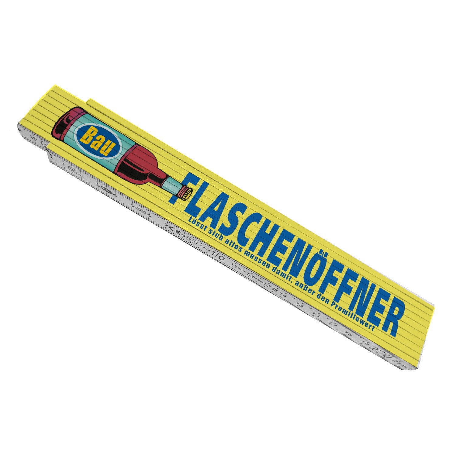 speecheese Zollstock Bau Flaschenöffner Meterstab aus günstig online kaufen