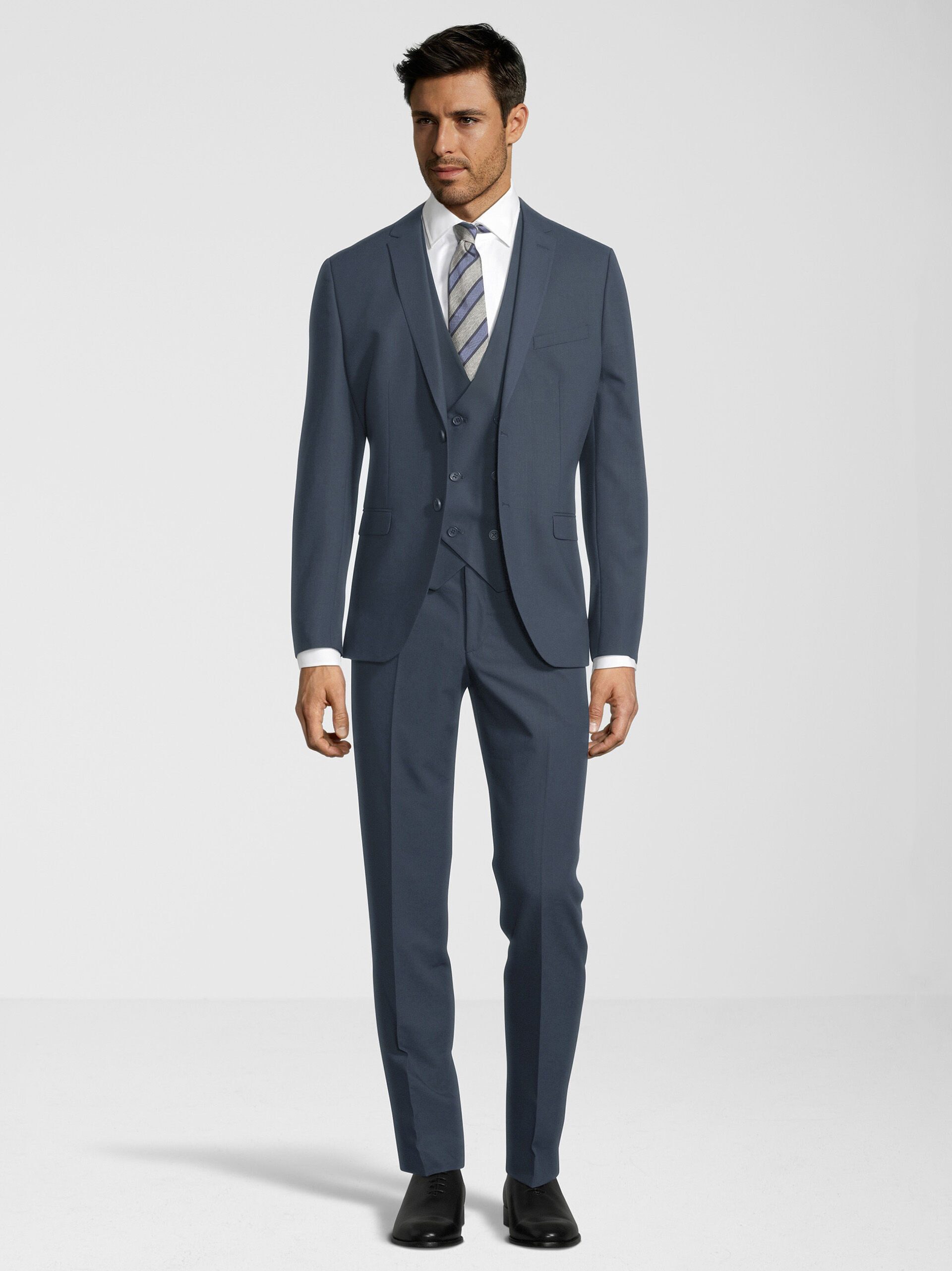 SteffenKlein Anzug Slim-Fit (3-tlg) günstig online kaufen