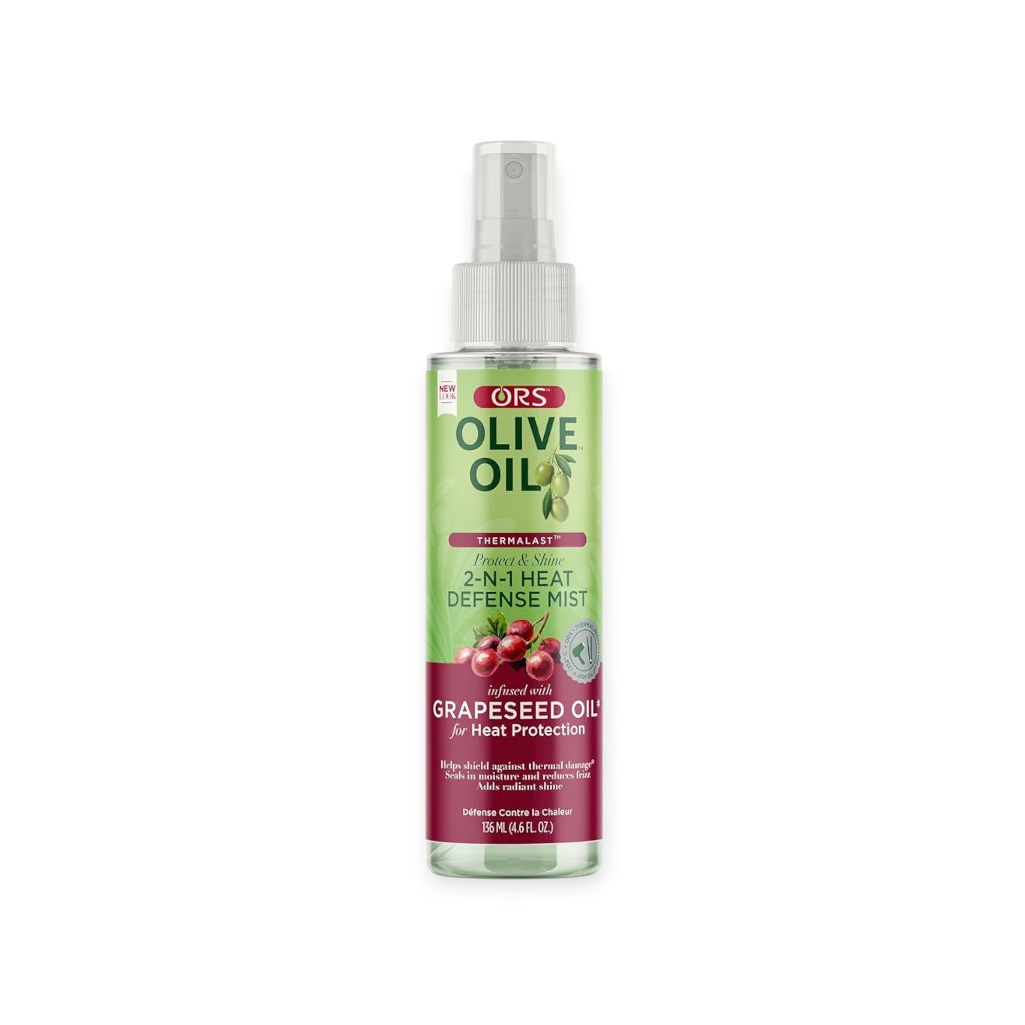 Ors Догляд за волоссям-Set Grapeseed Oil 2-N-1 Heat Defense Mist