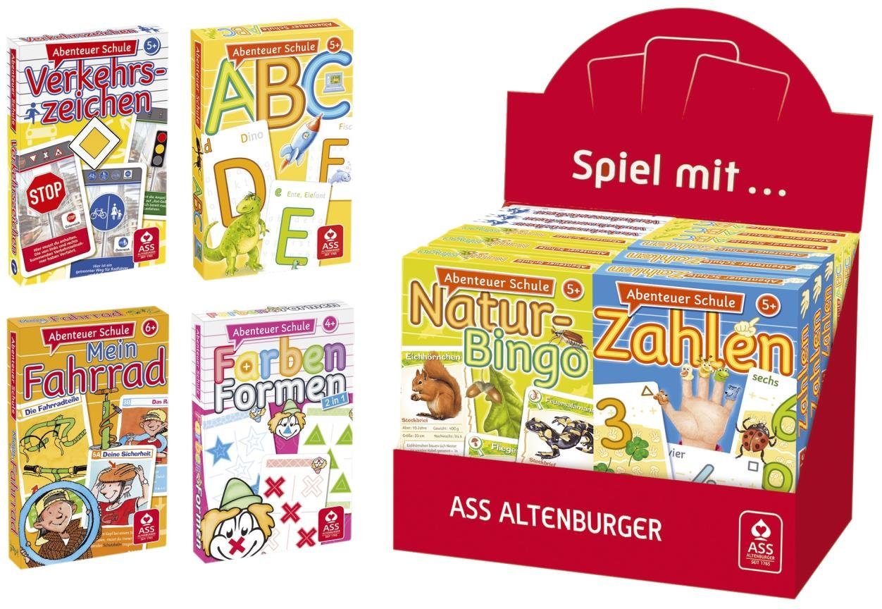 ASS Kugelschreiber ASS 225 72840 ASS Lernspiel Schule 4-fach sortiert