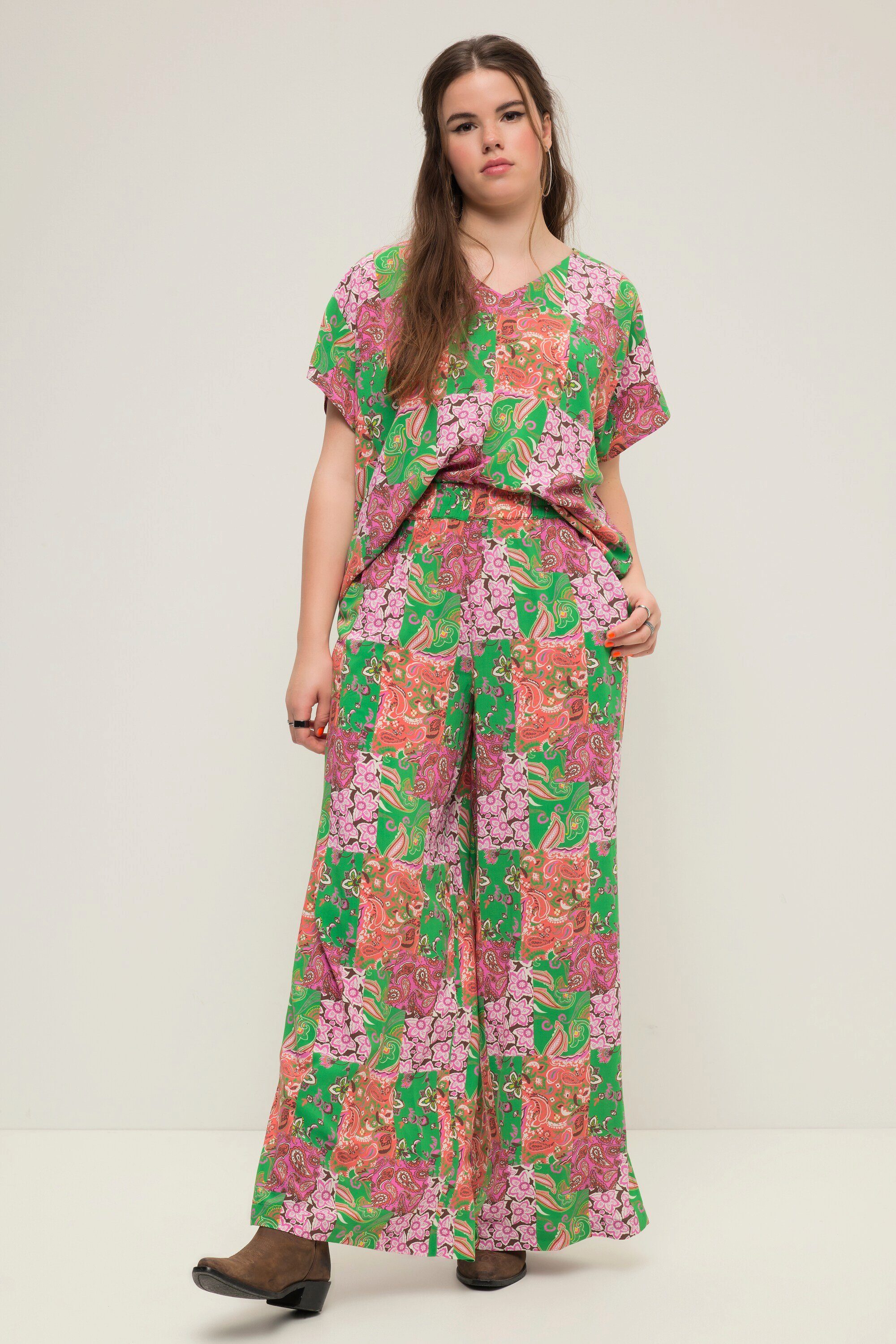 Studio Untold Schlupfhose Palazzo Hose Loose günstig online kaufen