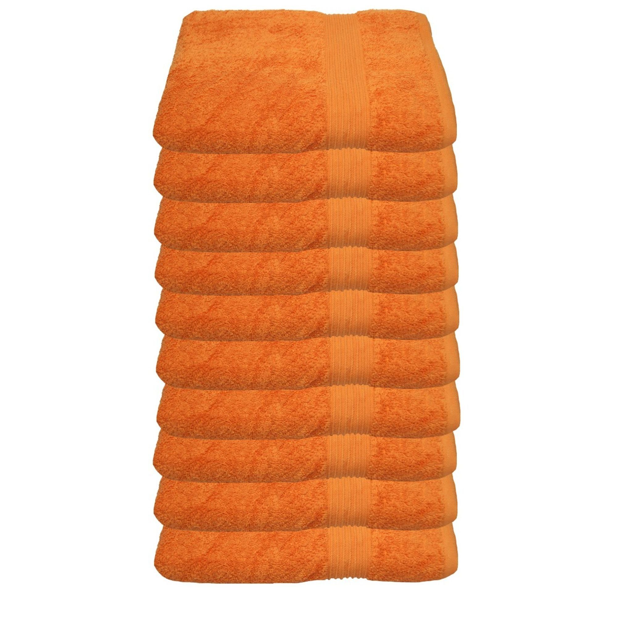 Julie Julsen Gästehandtücher 10-Gästehandtücher-Orange-Gästetuch 30 x günstig online kaufen