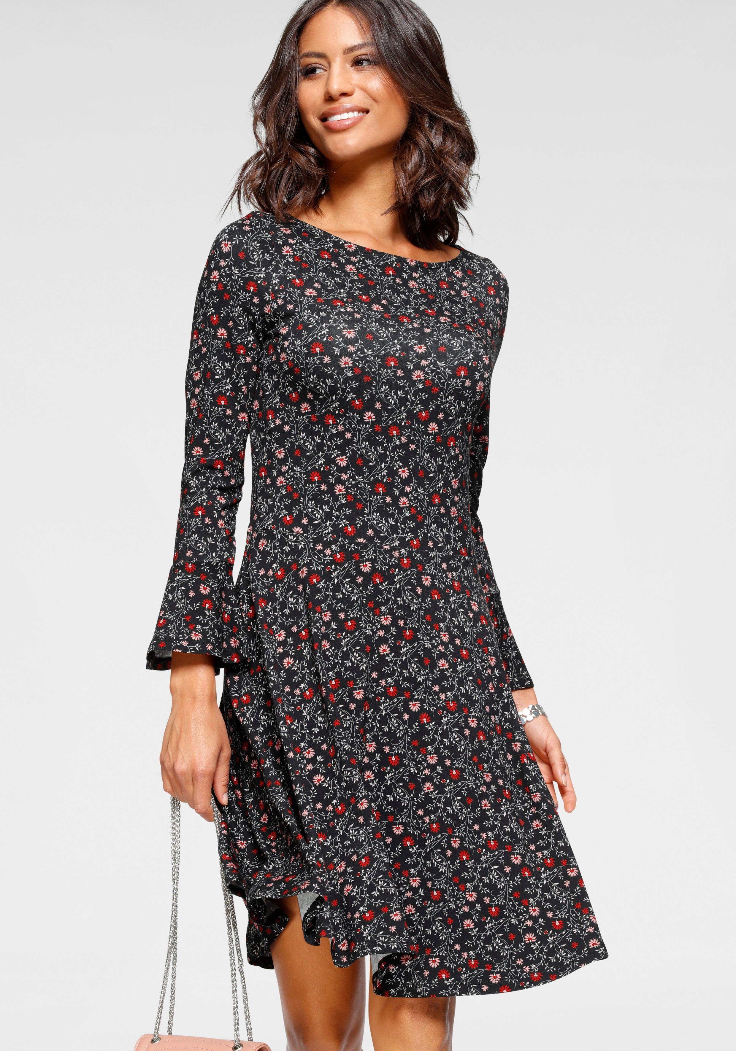 Langarm Druckkleid Online Kaufen Bedrucktes Kleid Otto 