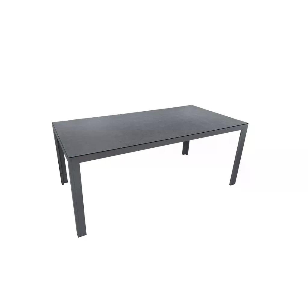 Greemotion Gartenlounge-Set Bern anthrazit mit Tisch und verstellbaren Stühlen, (5-tlg)