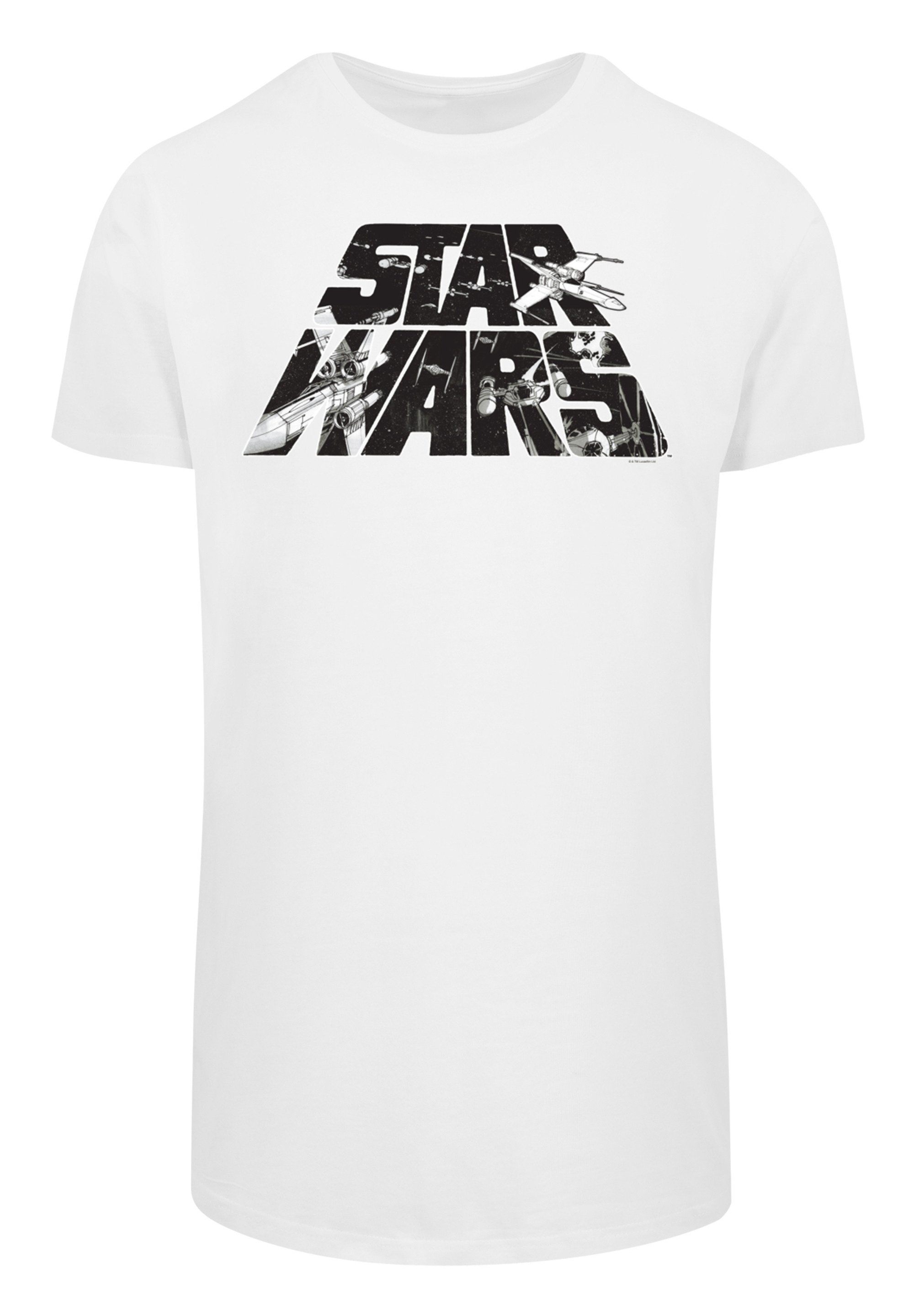 Space Sketch Print Logo F4NT4STIC T-Shirt Star Wars
