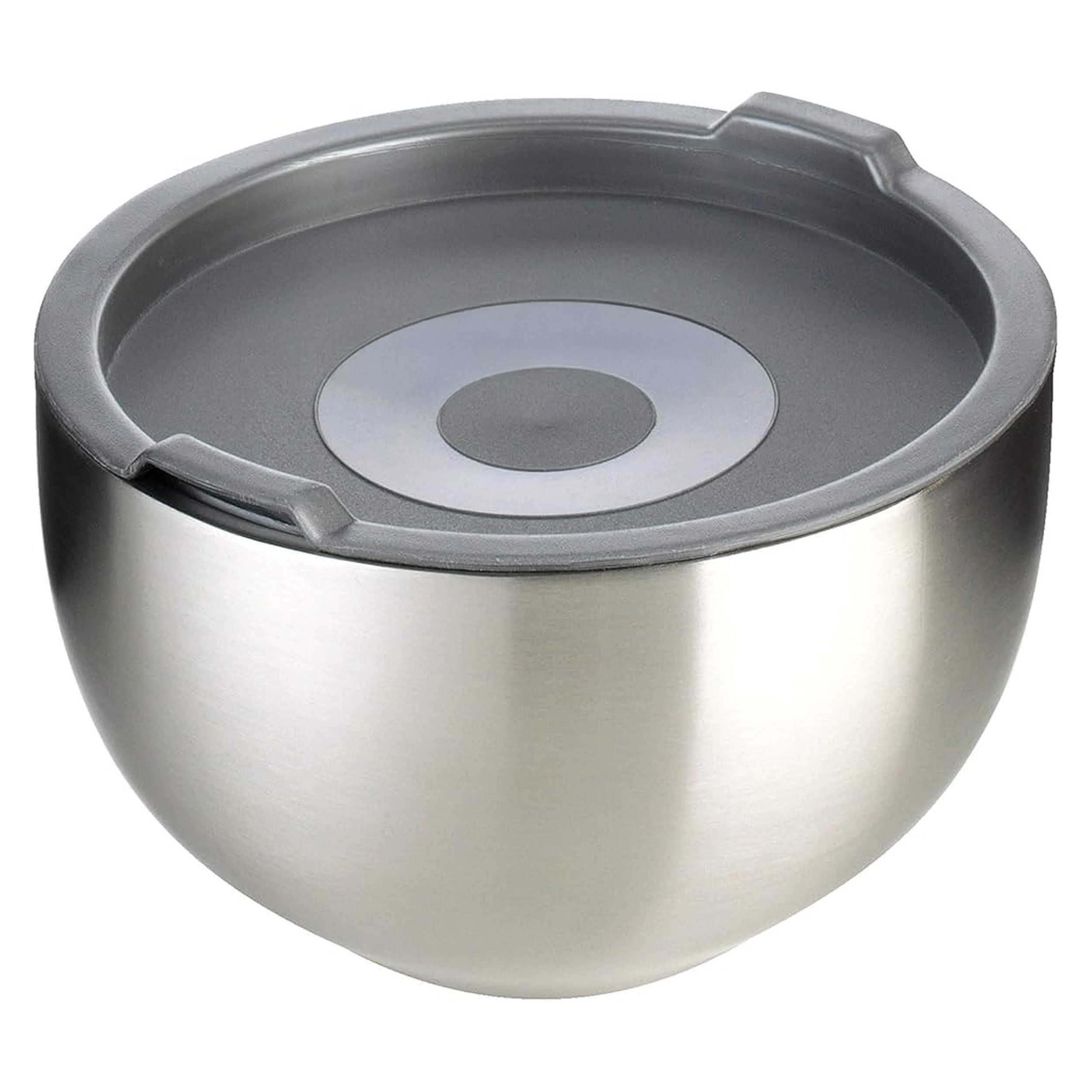 GSW Rührschüssel GSW Thermoschüssel 26cm mit Deckel – Edelstahl 4,2 Liter, Edelstahl