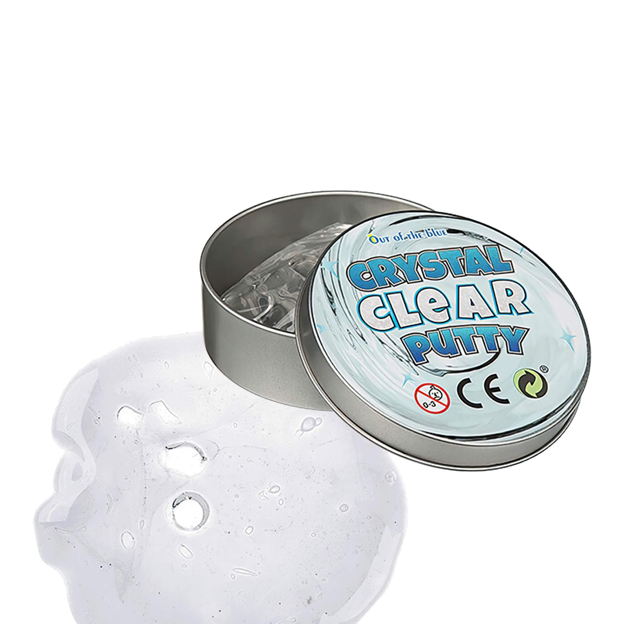 Knete Magische Knete transparent wie Glas 60g