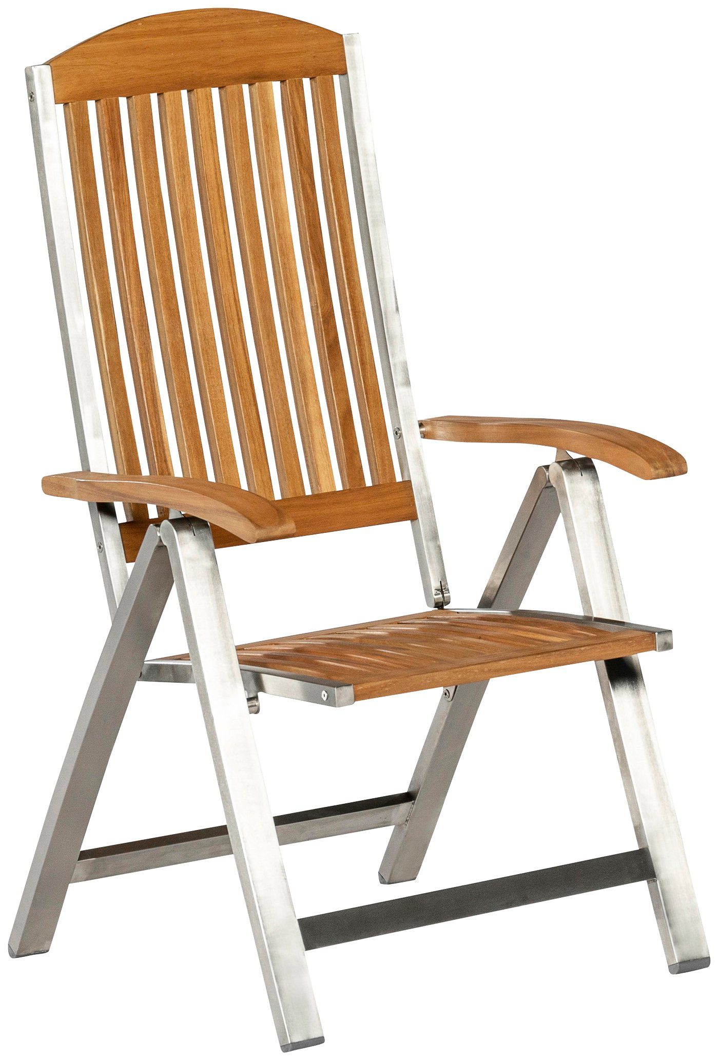 MERXX Gartenstuhl Keros (1 St), Edelstahl/Akazie, günstig online kaufen