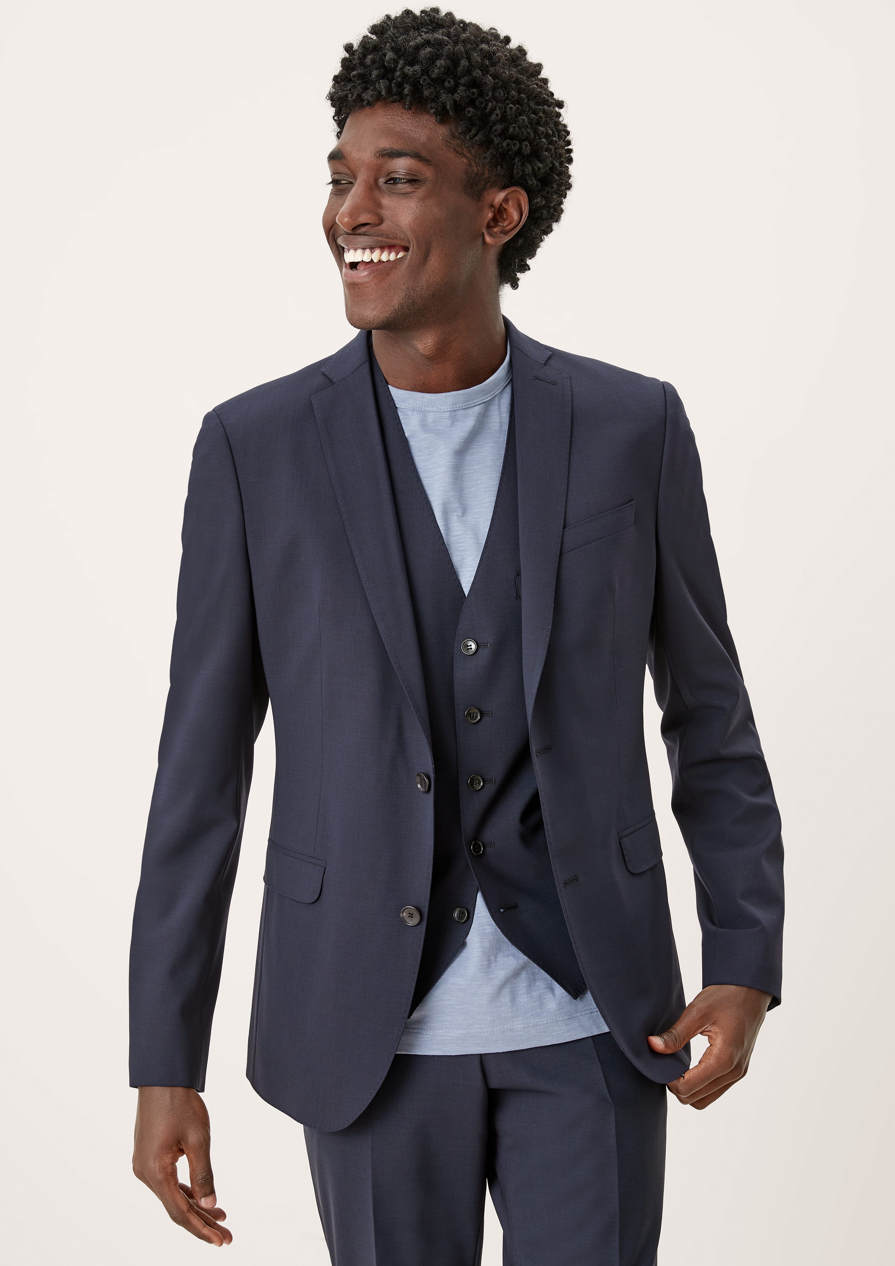 s.Oliver BLACK LABEL Sakko Slim Fit: günstig online kaufen