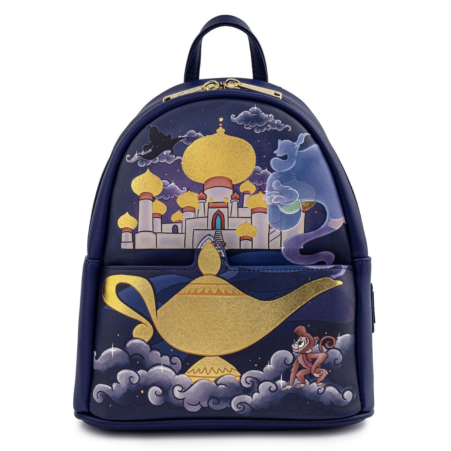 Loungefly Minirucksack Aladdin by Loungefly Rucksack Jasmine Castle (1-tlg), hochwertig und detailliert